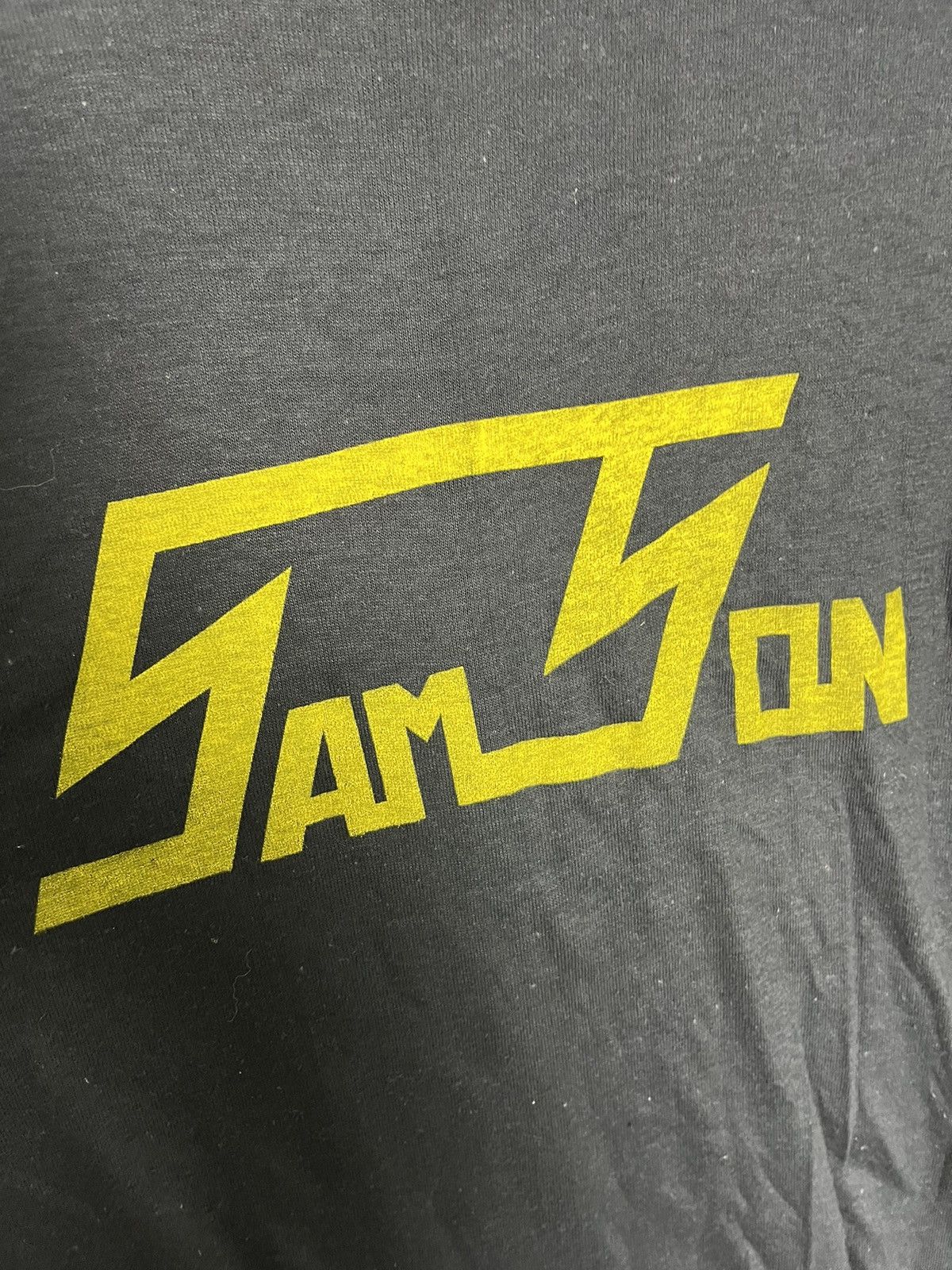 Band Tees 1980 SAMSON VINTAGE TEE BRUCE DICKINSON IRON MAIDEN RARE Size US M / EU 48-50 / 2 - 8 Thumbnail