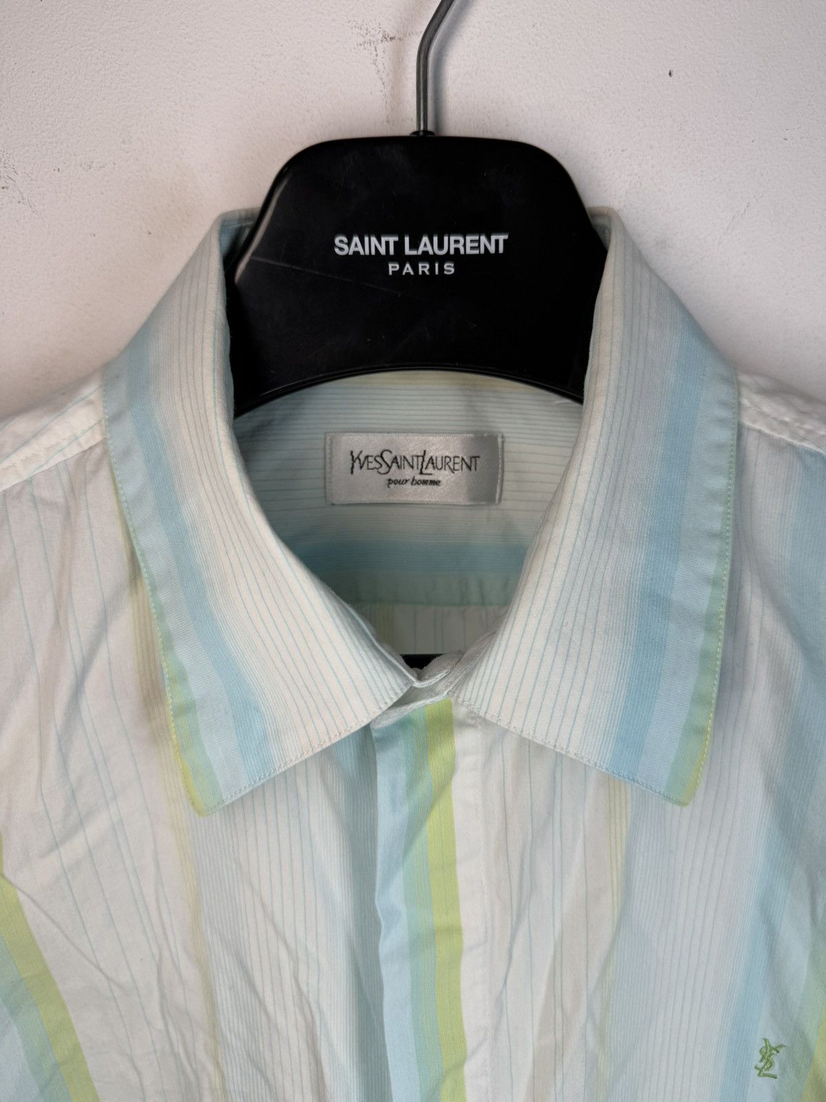 Yves Saint Laurent White YSL Shirt Summer Rare Size US XL / EU 56 / 4 - 6 Thumbnail