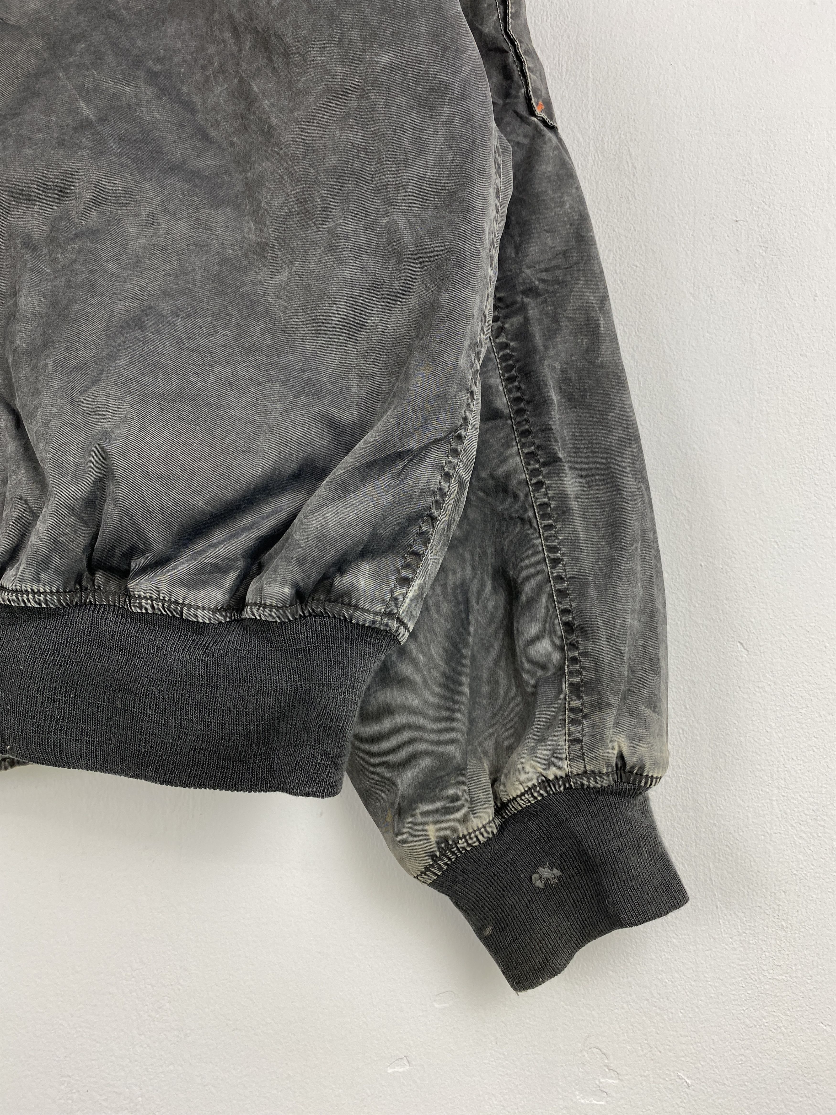 Japanese Brand Vintage 90s Flyer's Man Bomber Faded Black Jacket JA0117 Size US M / EU 48-50 / 2 - 12 Thumbnail