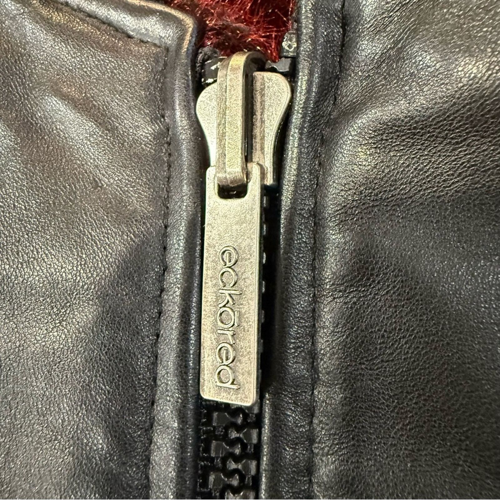 Ecko Unltd. Vintage Y2K Ecko Unltd. Reversible Leather Jacket Womens L Size L / US 10 / IT 46 - 2 Thumbnail
