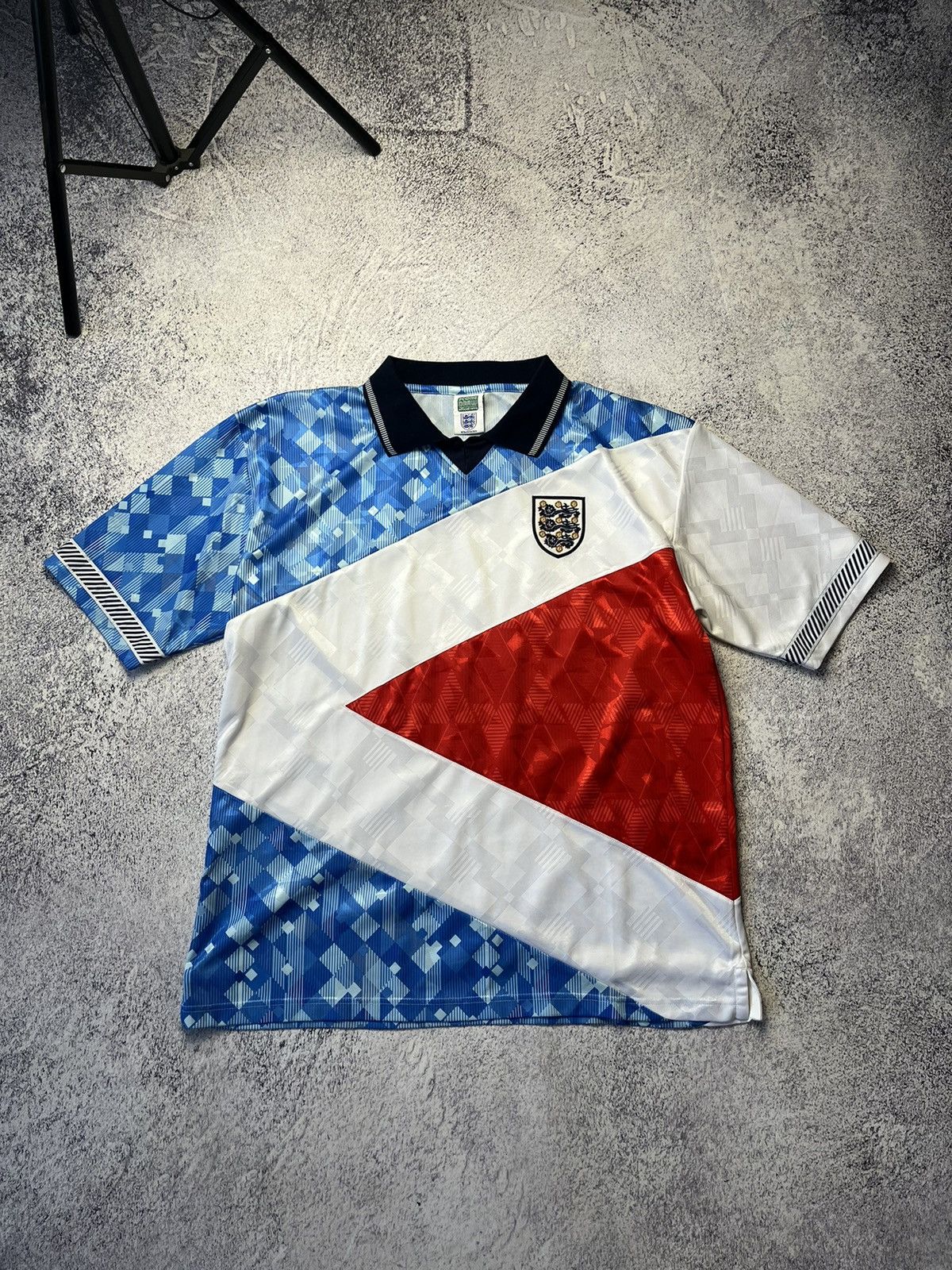 Vintage Vintage England Football Shirt special jersey Score Draw 90s Size US XXL / EU 58 / 5 - 4 Thumbnail