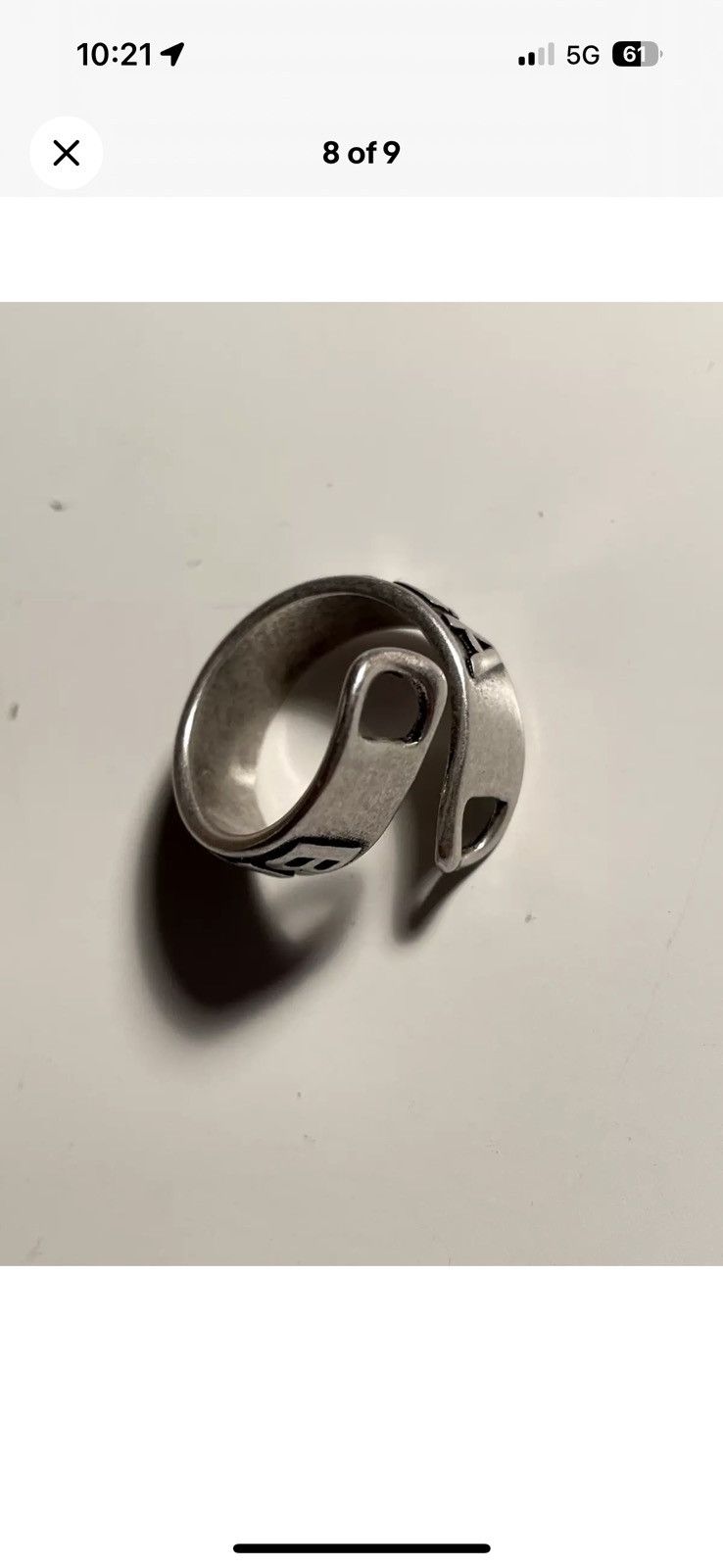 Balenciaga Balenciaga Ring Size 52 Size ONE SIZE - 8 Thumbnail