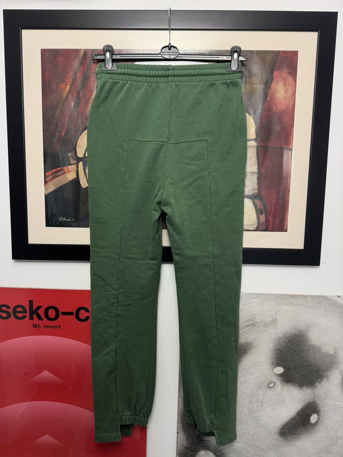 Vetements SS16 Vetements Demna Gvasalia Deconstructed Sweatpants Green Size US 30 / EU 46 - 2 Thumbnail