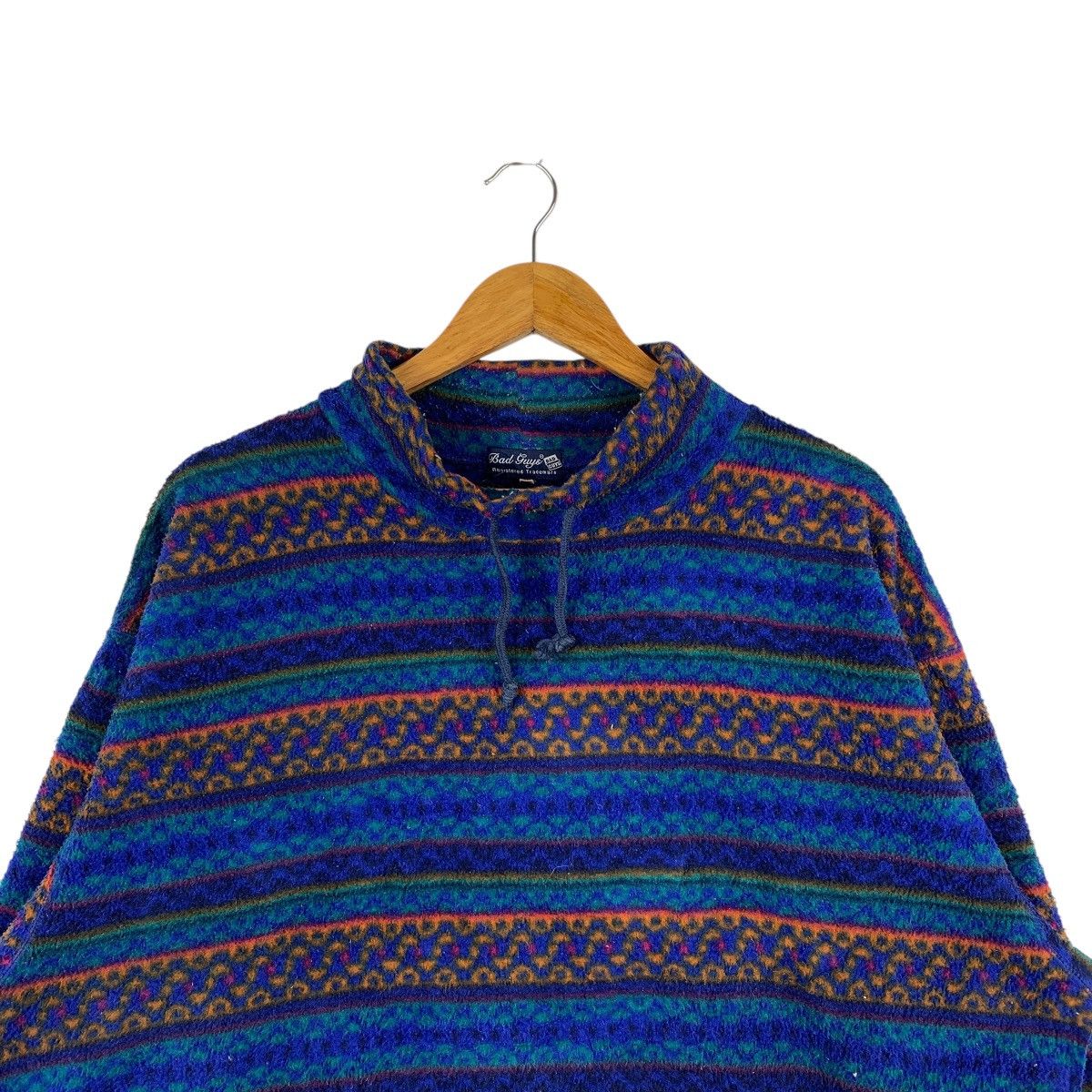 Polartec × Vintage Vintage BAD GUYS x POLARTEC Turtle Neck Pullover Jumper Size US XL / EU 56 / 4 - 3 Thumbnail