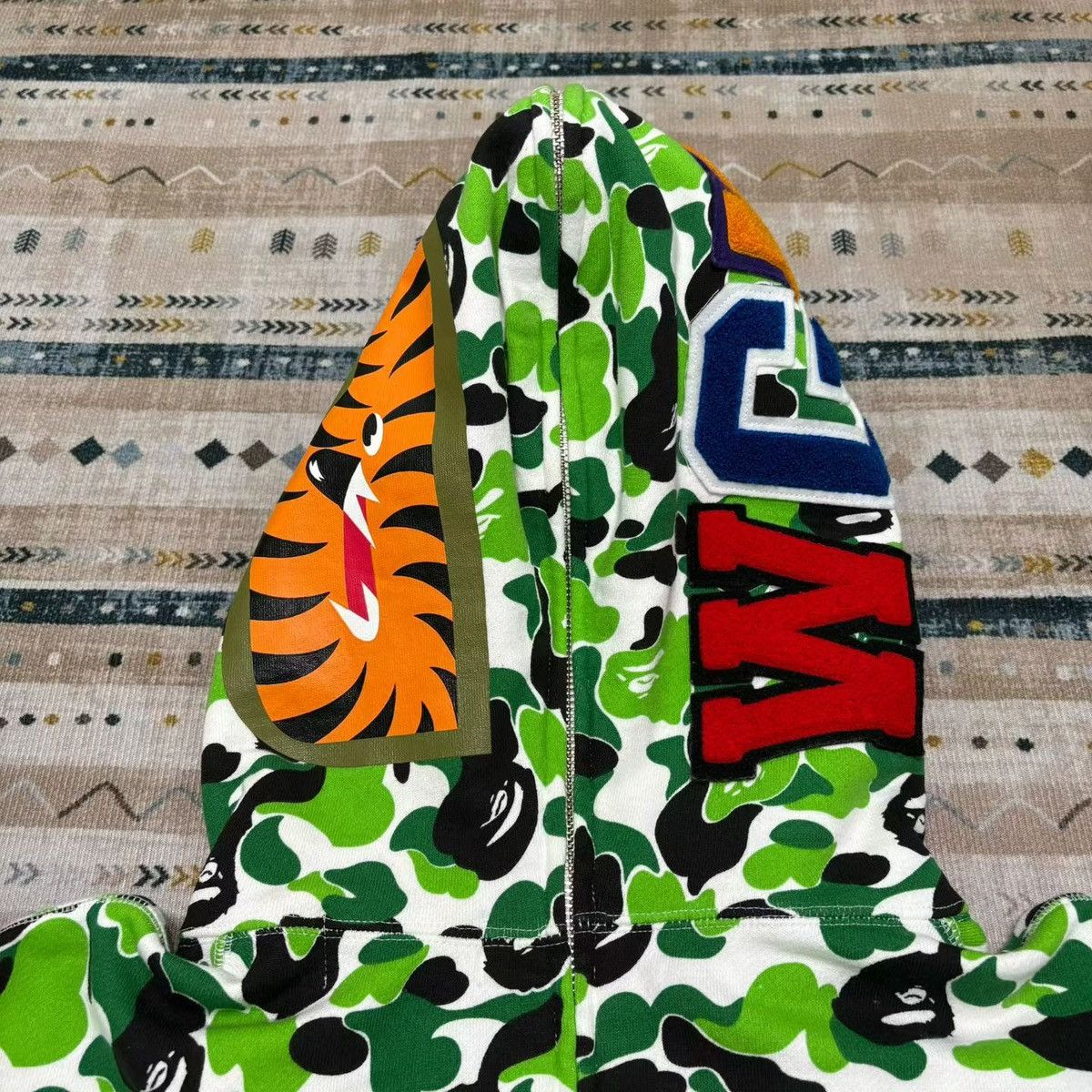 Bape BAPE LIMITED CAMO SHARK FULL ZIP HOODIE Size US XXL / EU 58 / 5 - 7 Thumbnail