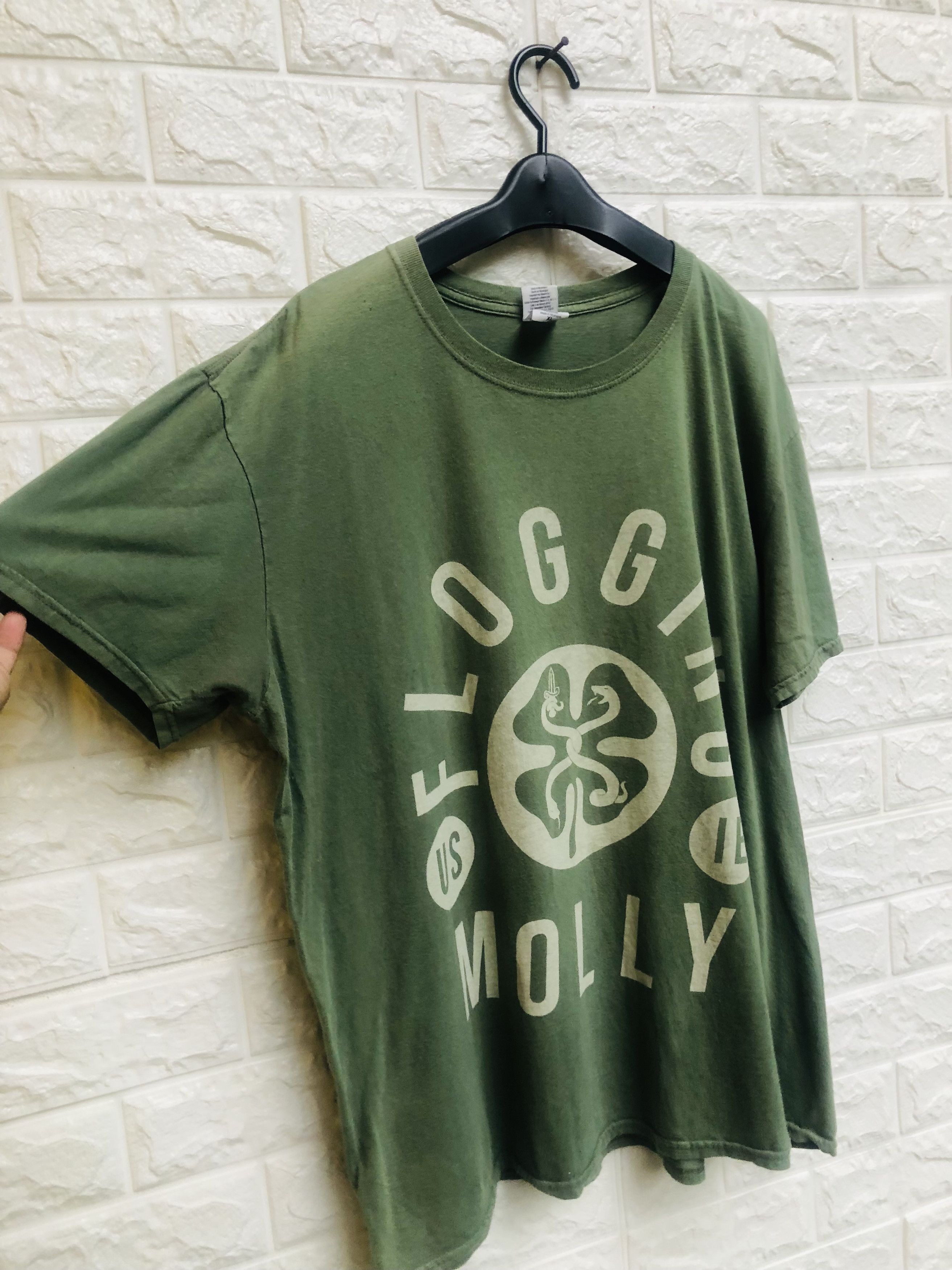 Band Tees × Japanese Brand Vintage Flogging Molly Ska Punk Japn Designer Fashion Style Size US XL / EU 56 / 4 - 4 Thumbnail