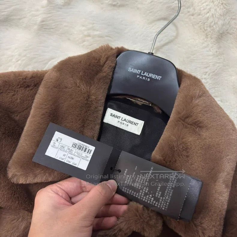 Saint Laurent Paris Saint Laurent Paris Caramel Teddy Fur Jacket Size US M / EU 48-50 / 2 - 4 Thumbnail