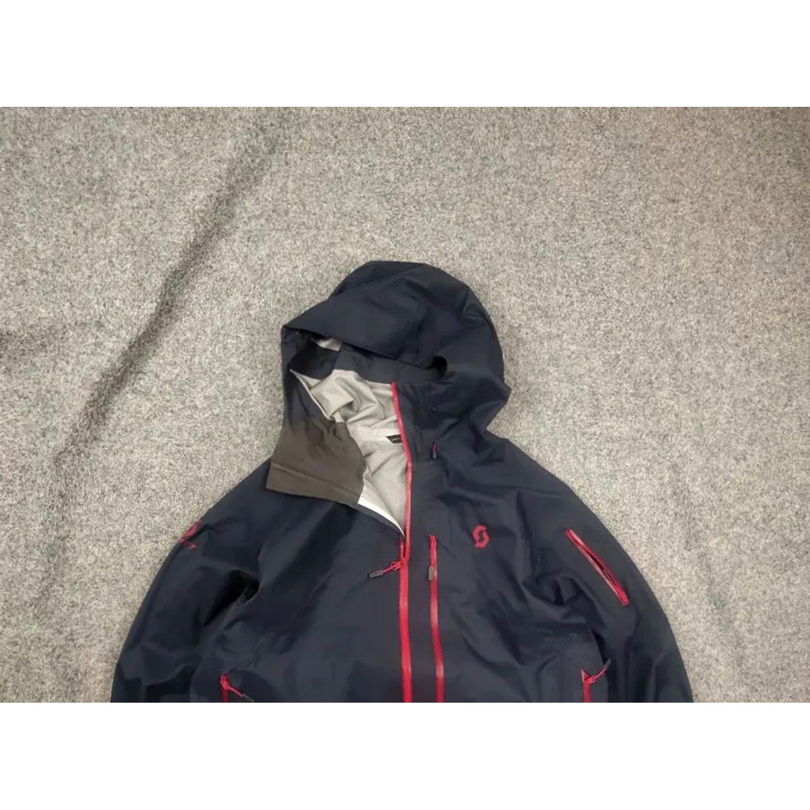 Vintage SCOTT Explorair 3L Jacket Mens XL Blue Windbreaker Hooded Pockets Softshell Membrane Outdoor Camp Hiking 3L Size US XL / EU 56 / 4 - 2 Thumbnail