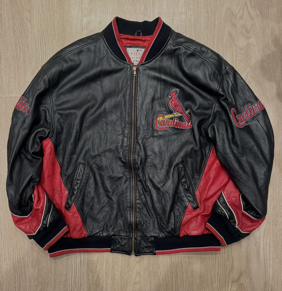 MLB St. Louis Cardinals G-III Leather Jacket by Carl Banks