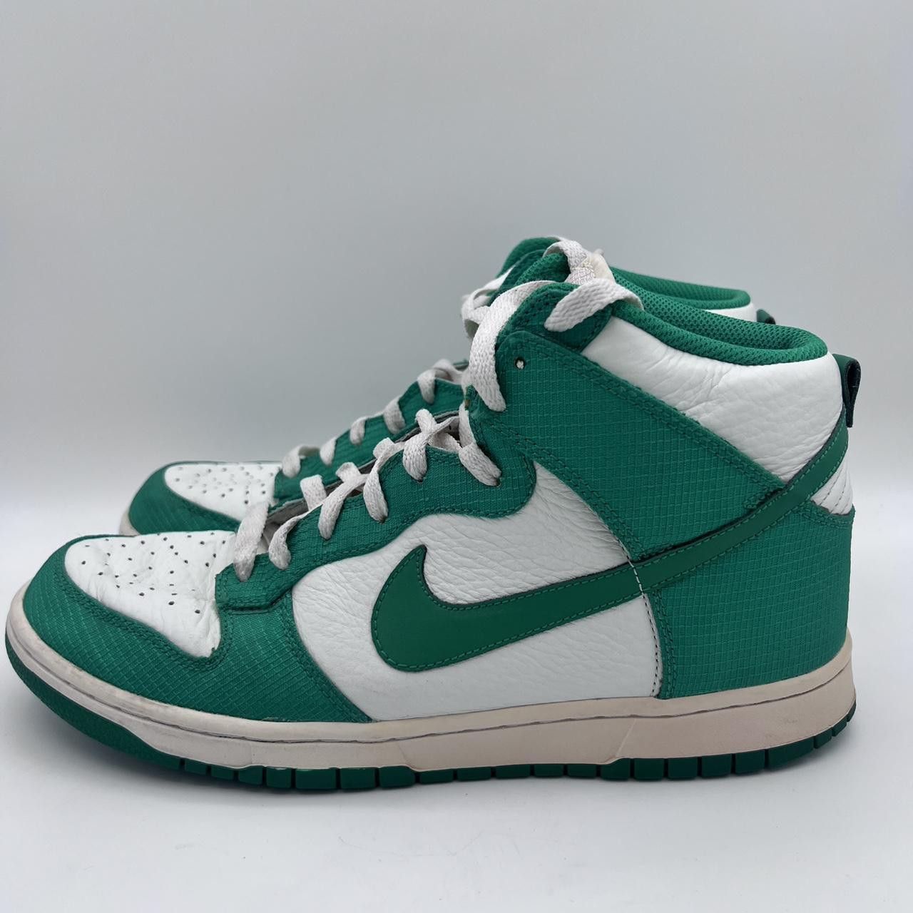 Nike Nike Dunk High (2010) Sail / Lucky Green 317982-100 Men's 11 Size US 11 / EU 44 - 2 Thumbnail