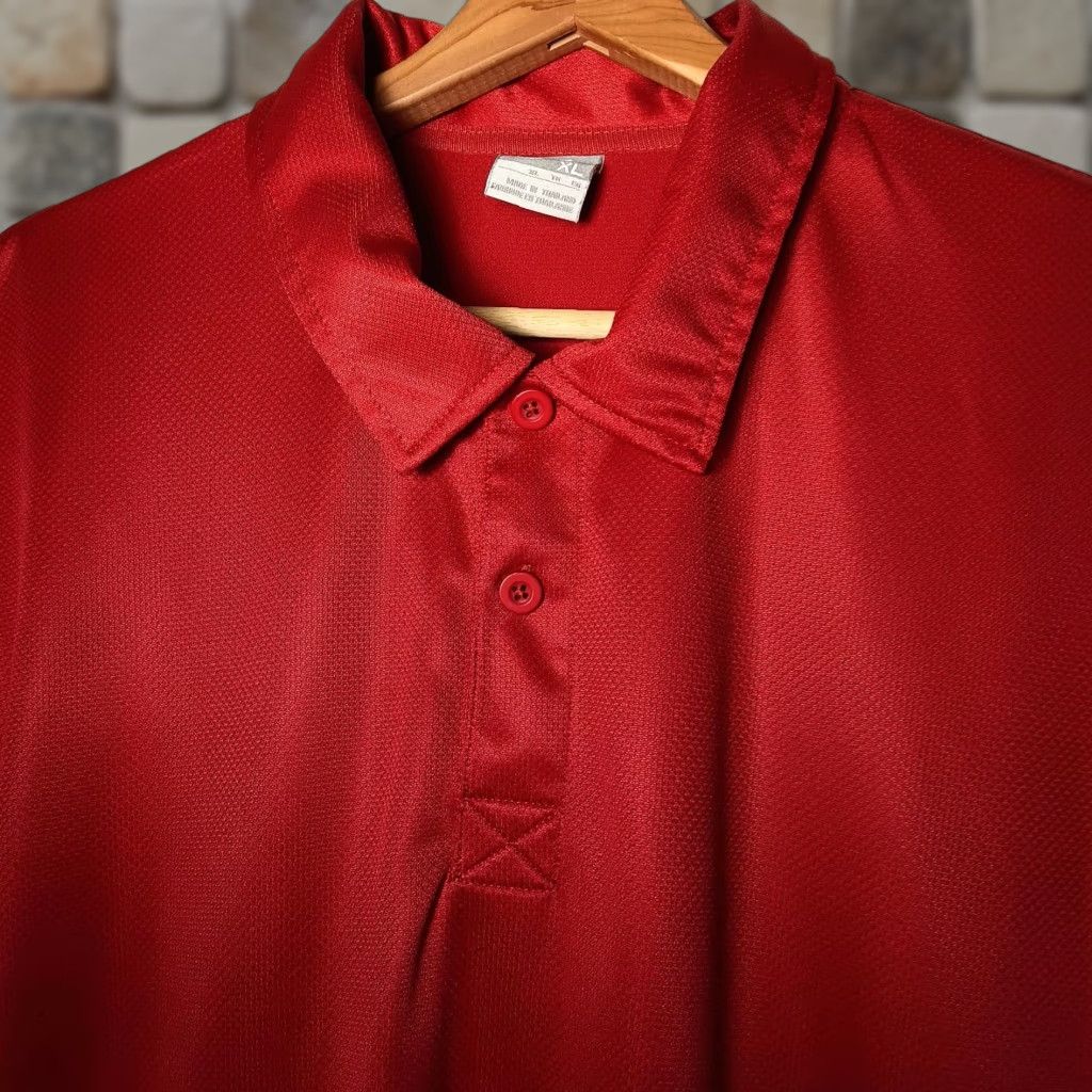Nike Nike Golf Polo Shirt Men XL Short Sleeve Woven Red Polyester Performance Sporty Size US XL / EU 56 / 4 - 1 Thumbnail
