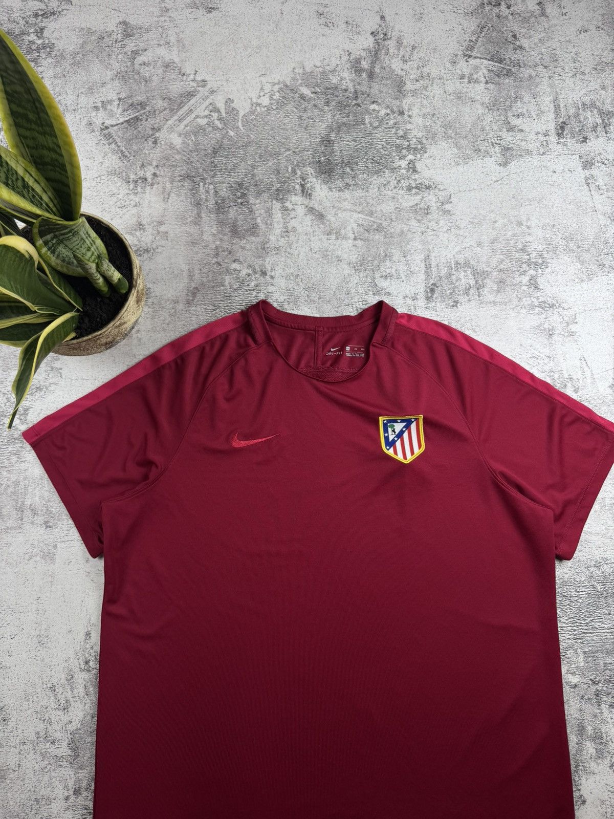 Nike Atletico Madrid Training Home 2016 2017 Red Nike Soccer Football Shirt Jersey Size US XXL / EU 58 / 5 - 4 Thumbnail