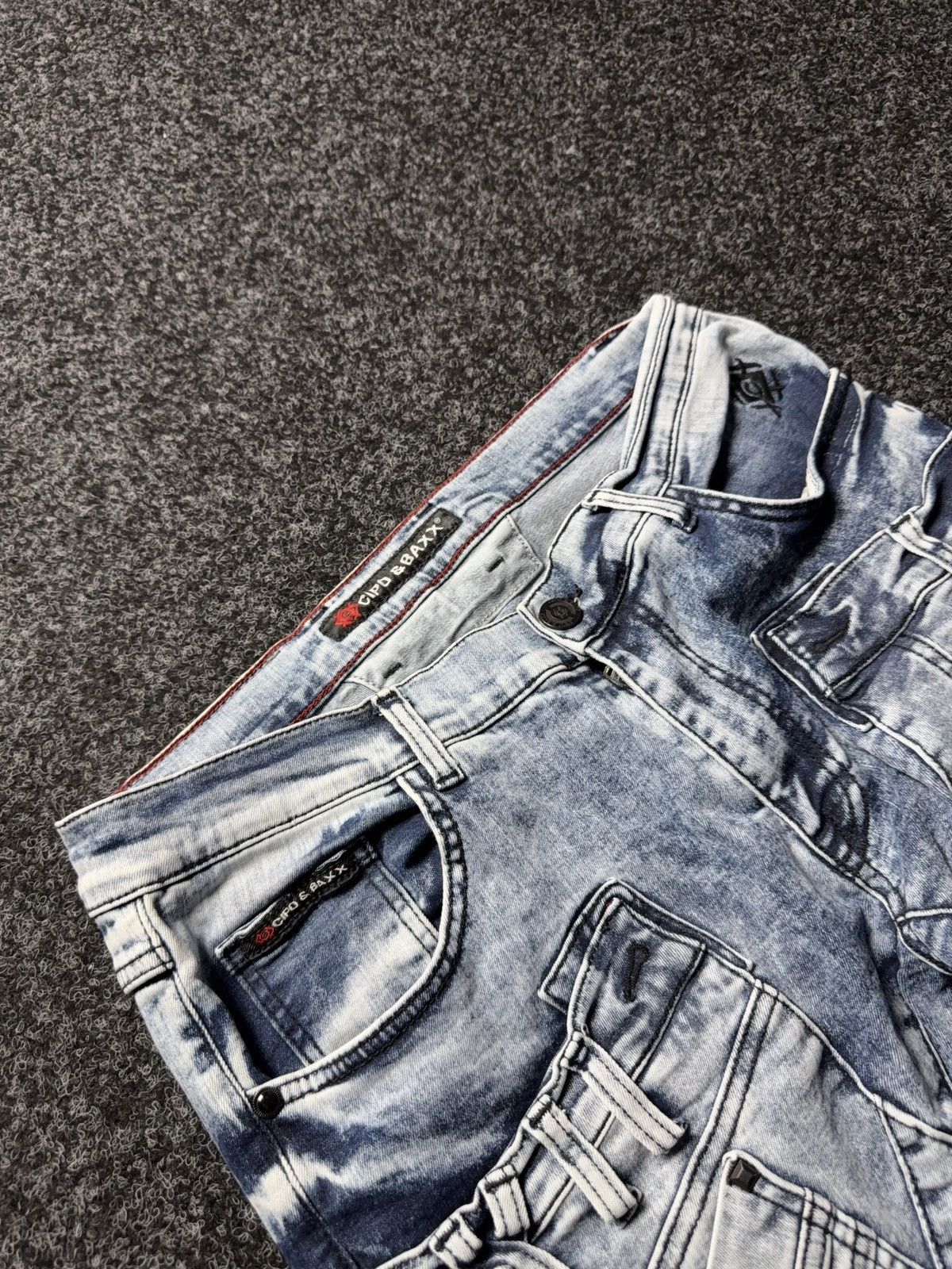 Japanese Brand Y2K 00s Japanese Punk Cipo&Baxx Punk Rock Biker Jeans Denim Size US 32 / EU 48 - 7 Thumbnail