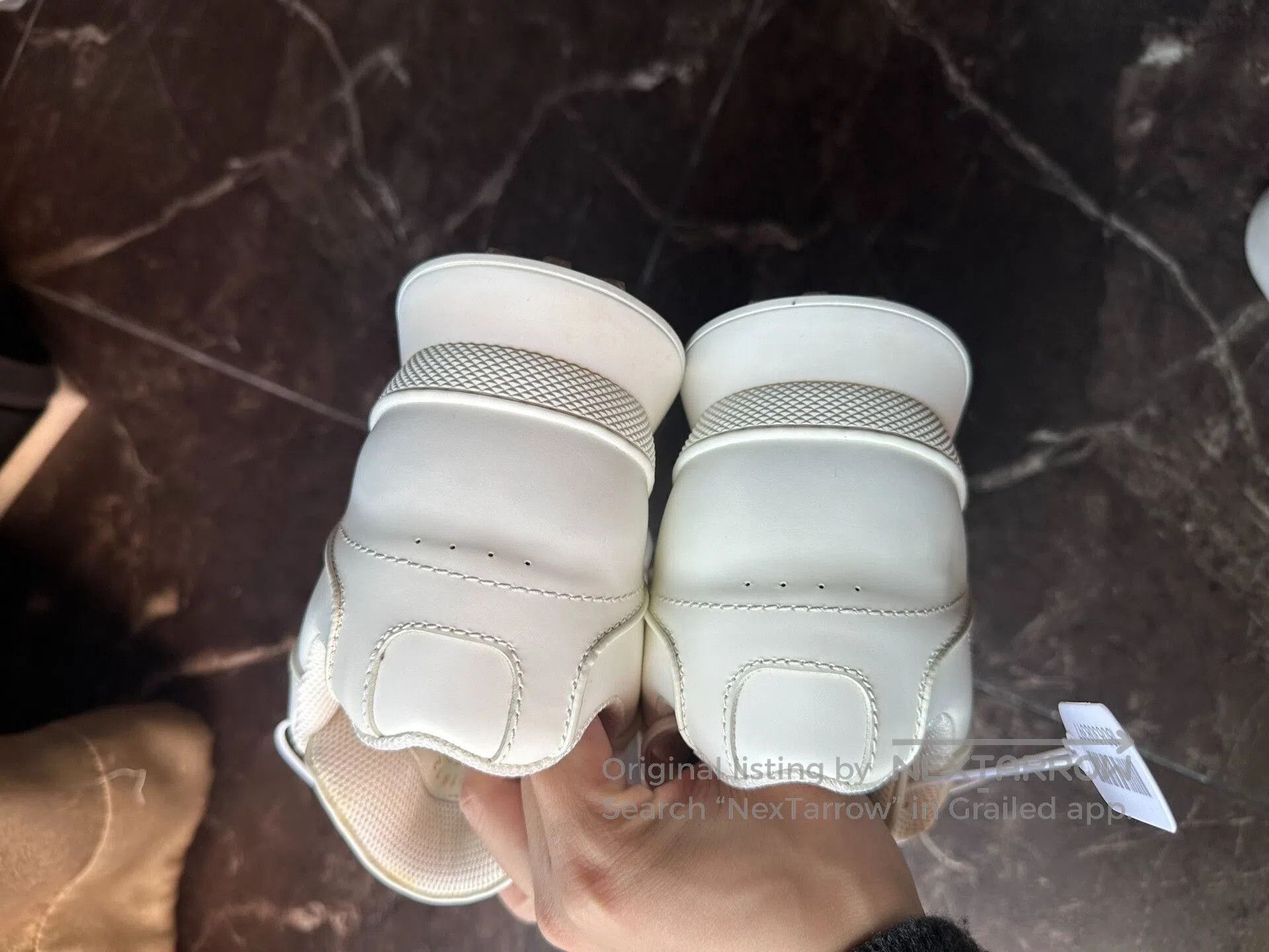 Saint Laurent Paris Saint Laurent Men's White Leather Low. Size US 9 / EU 42 - 5 Thumbnail