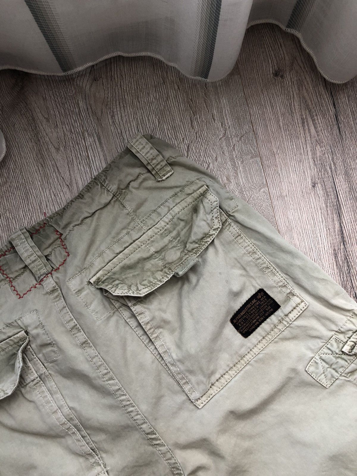 Alpha Industries Alpha Industries Cargo Military Shorts Vintage Size US 31 - 8 Thumbnail