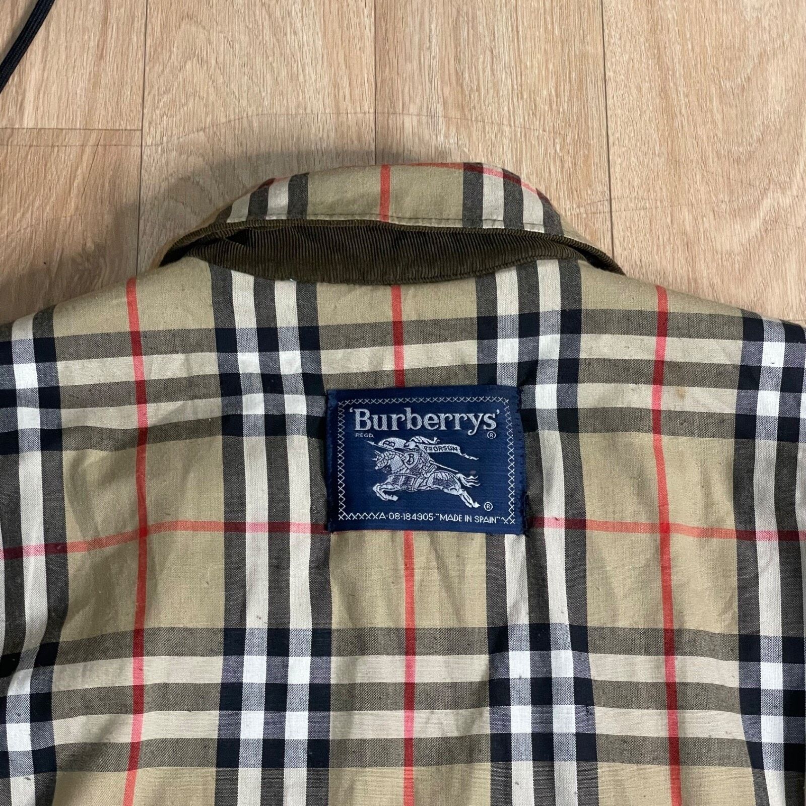 Burberry VINTAGE Burberry Quilted Jacket Nova check Diamond corduroy Size L / US 10 / IT 46 - 16 Thumbnail