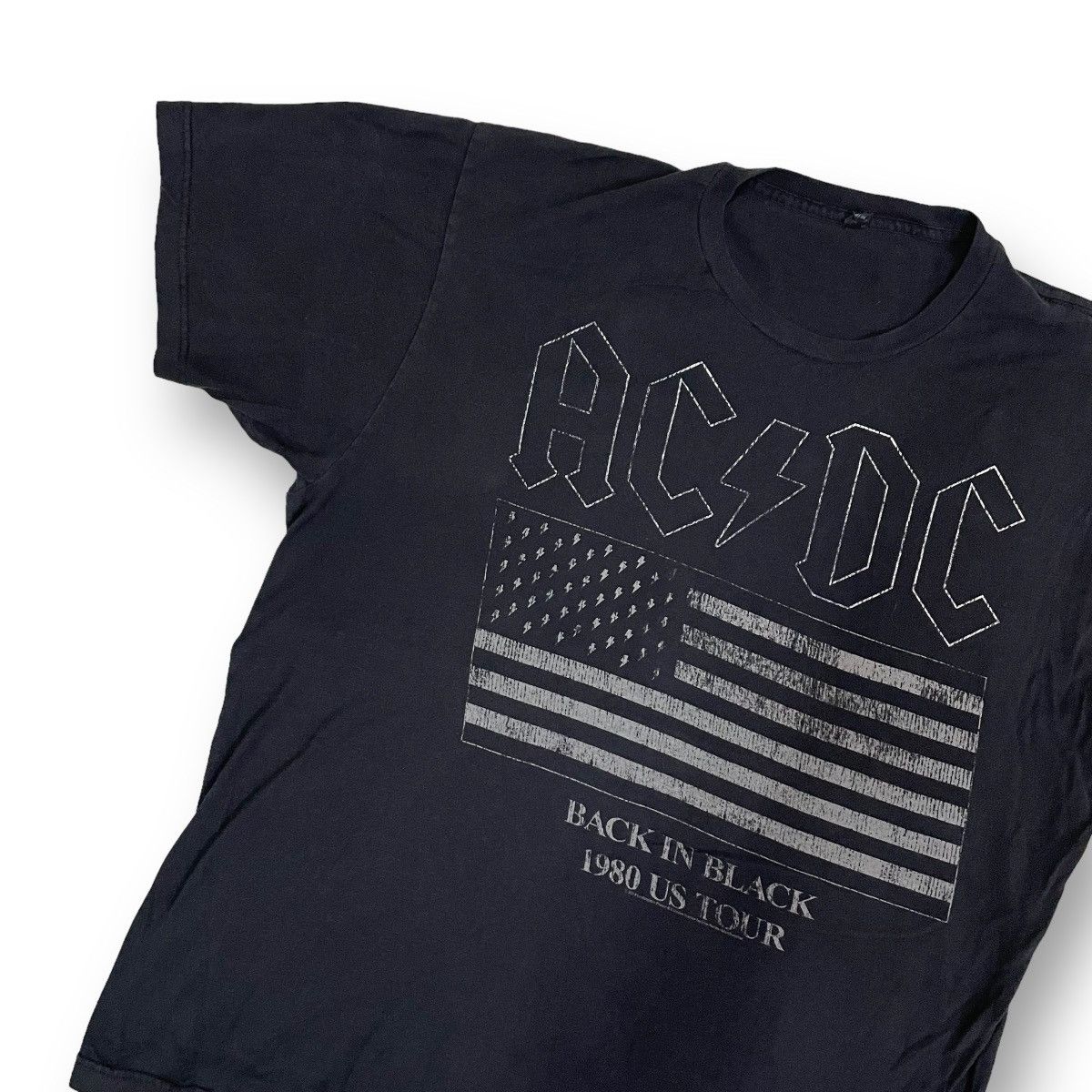 Band Tees ACDC BACK IN BLACK 1980 TOUR Size US L / EU 52-54 / 3 - 2 Thumbnail