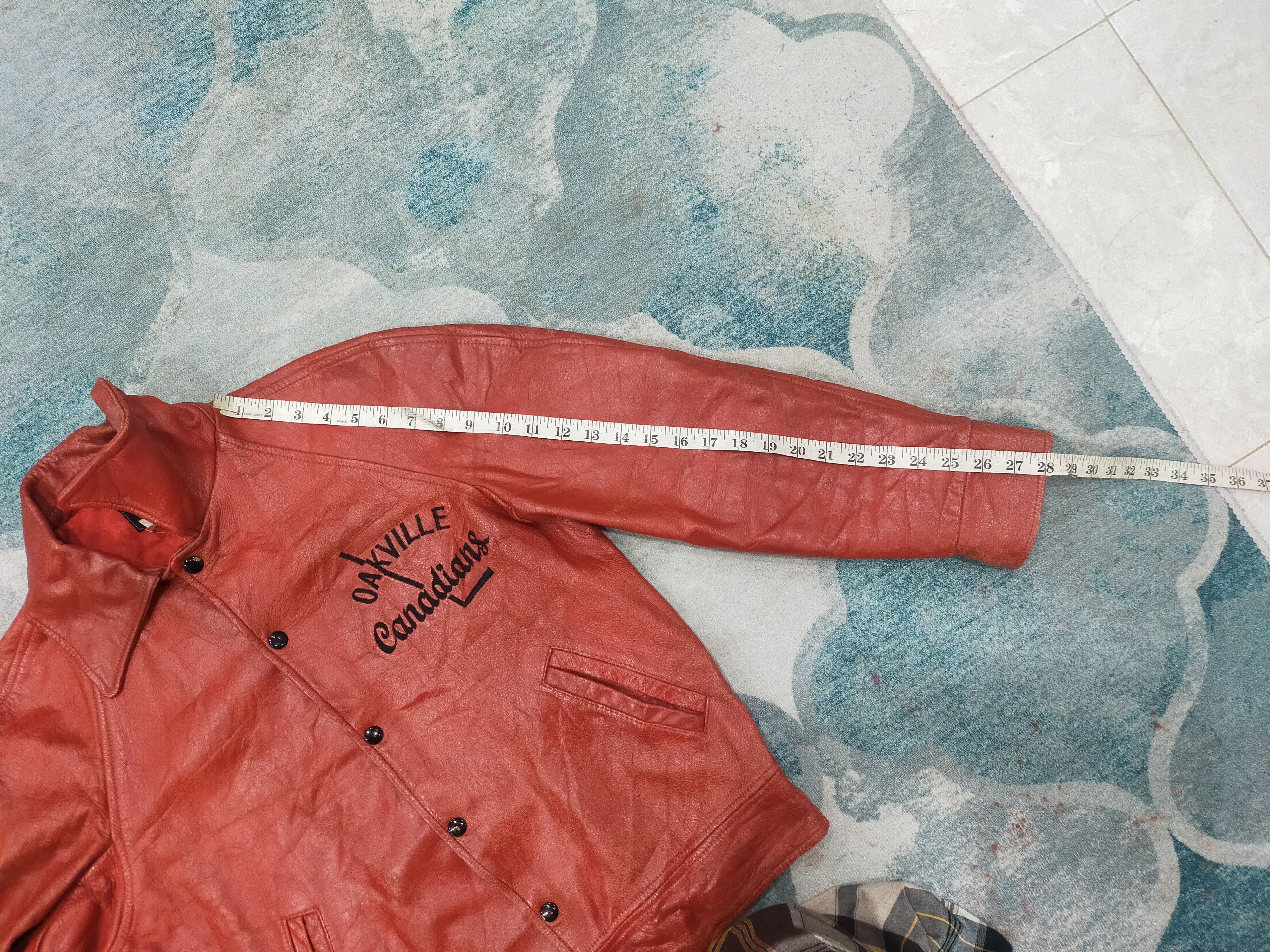 Vintage Vintage Seder Sportswear Leather Jacket Size US L / EU 52-54 / 3 - 15 Thumbnail