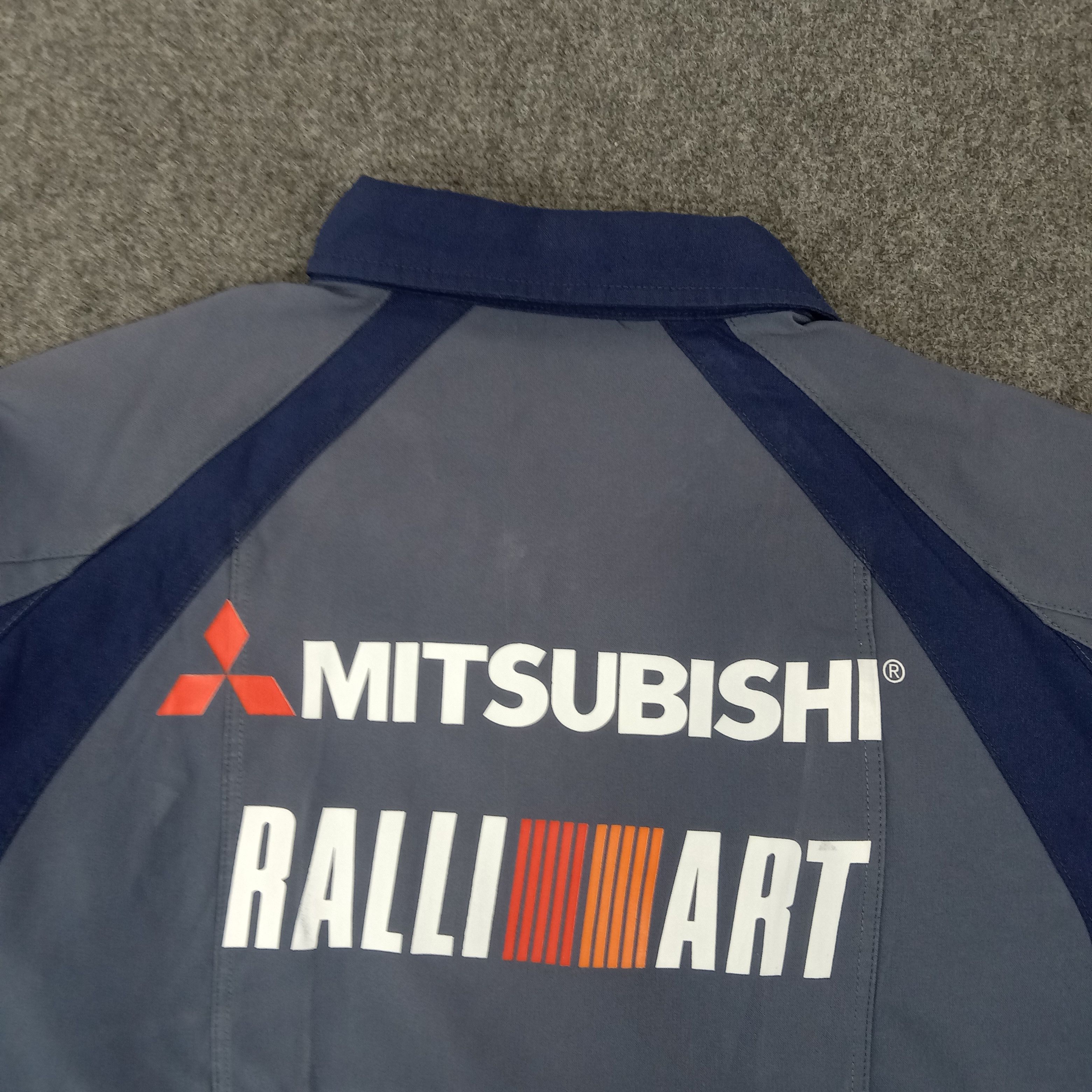 Japanese Brand × Vintage Mitsubishi Ralli Art Japanese Racing Brand Uniform Jacket Size US M / EU 48-50 / 2 - 2 Thumbnail