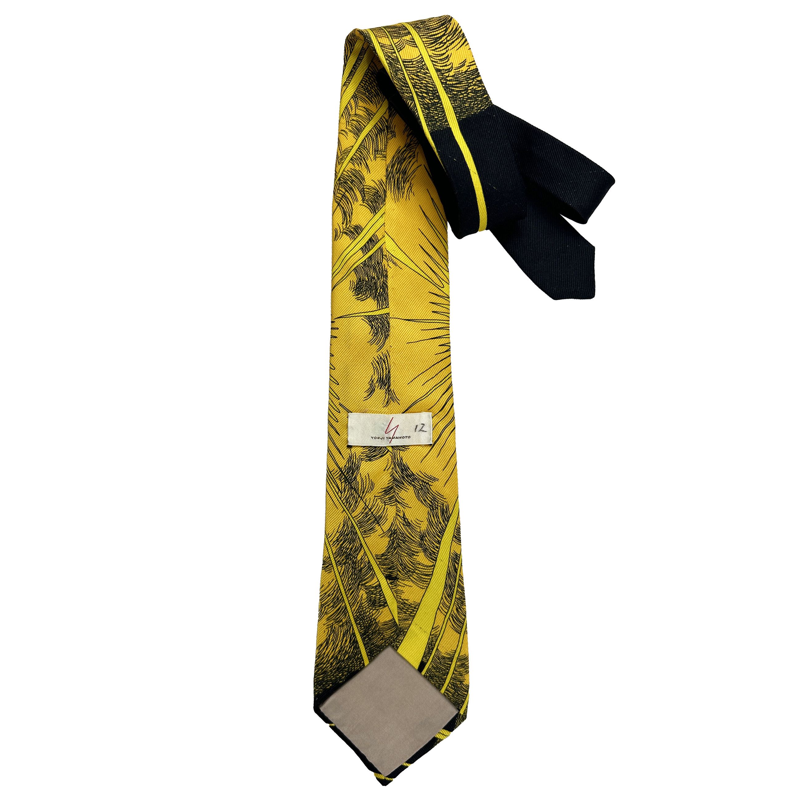 Yohji Yamamoto "Boooom" Osamu Tezuka Collaboration Silk Tie Size ONE SIZE - 2 Thumbnail
