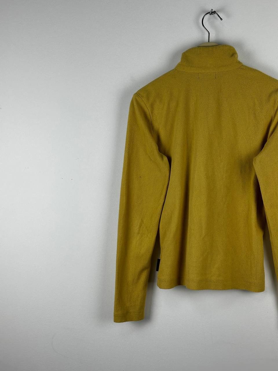 Moncler × Vintage Moncler Vintage Yellow Fleece Full Zip Sweater Size XS / US 0-2 / IT 36-38 - 14 Thumbnail