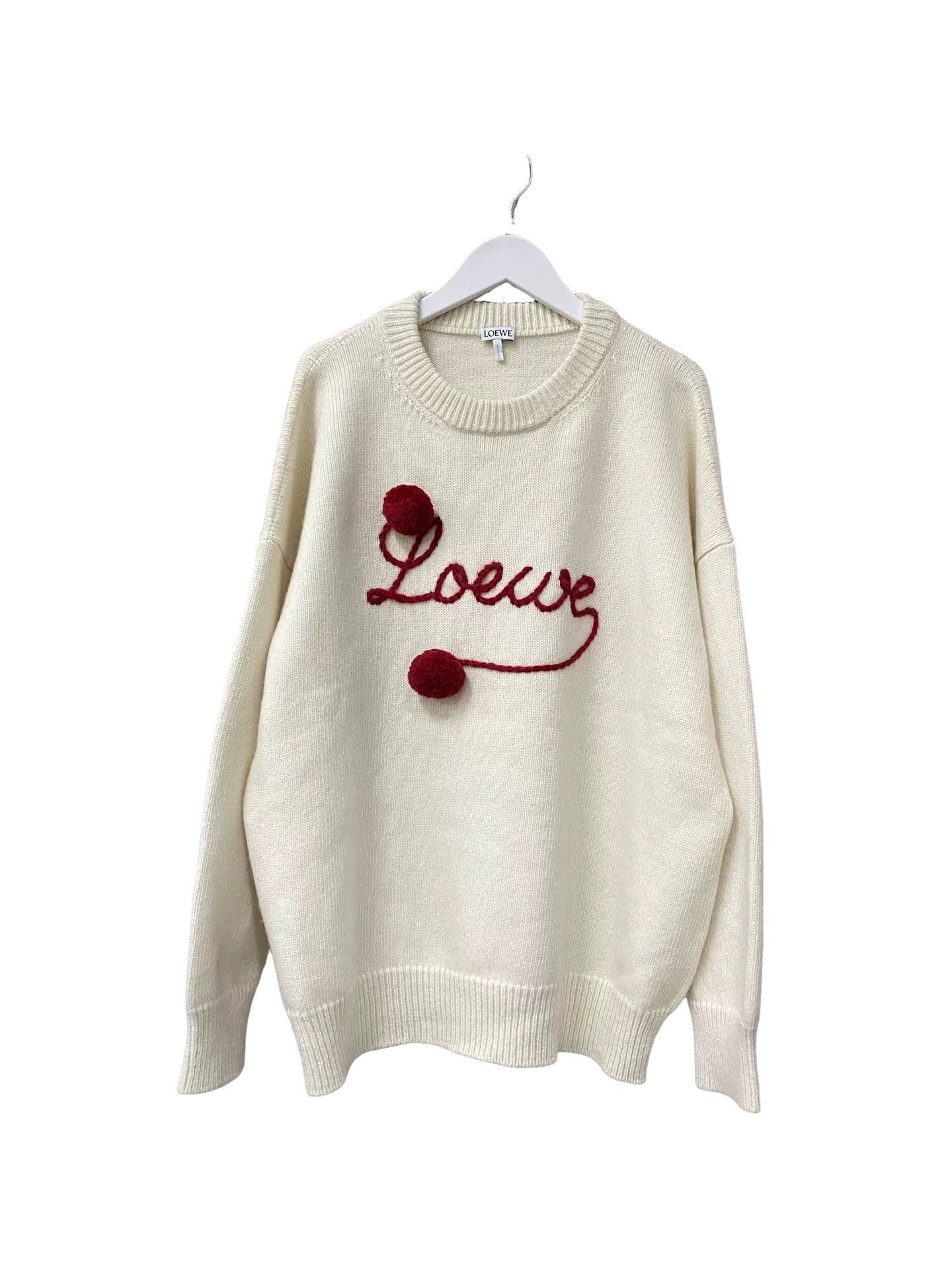 Loewe Loewe Pom-Pom Wool Sweater Size L Size L / US 10 / IT 46 - 1 Thumbnail