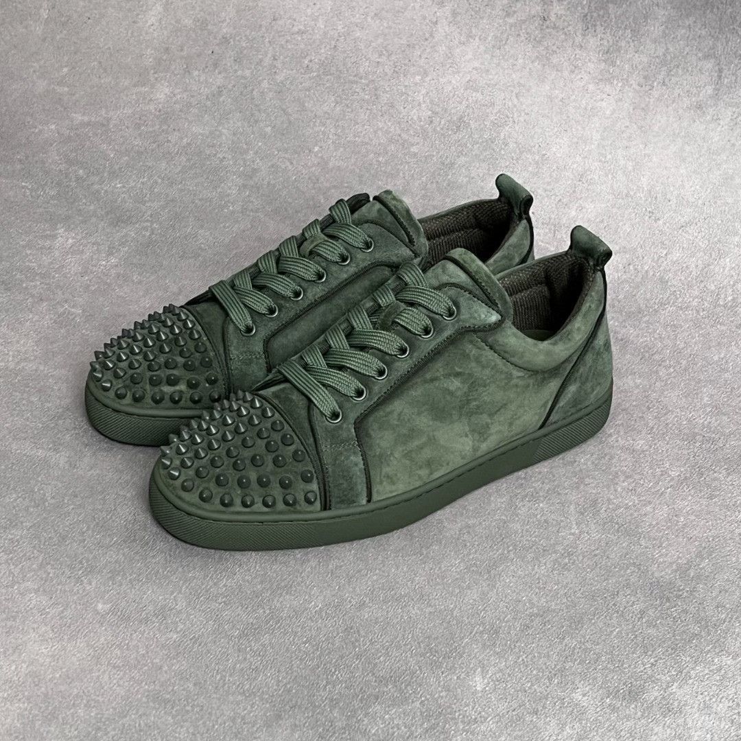 Christian Louboutin Christian Louboutin Green Lowtop Sneakers 7 Men Size US 7 / EU 40 - 1 Thumbnail