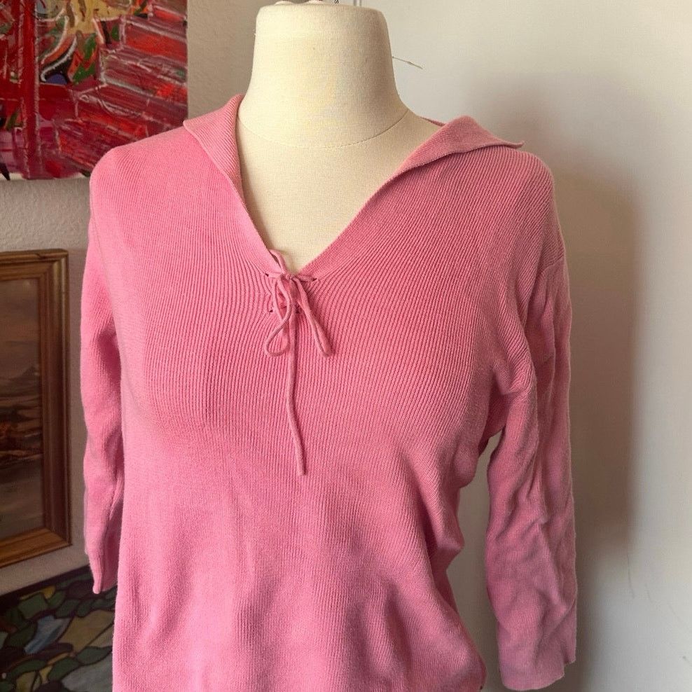 Other unbranded pink knit sweater Size M / US 6-8 / IT 42-44 - 2 Thumbnail