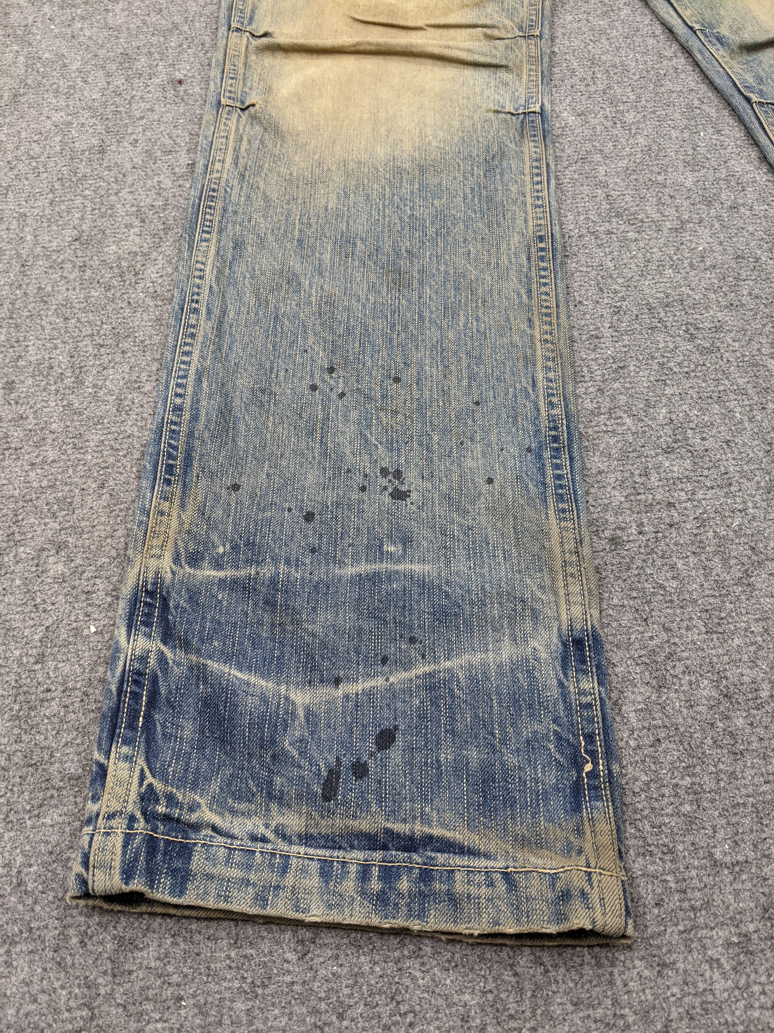 If Six Was Nine Johnbull Kojima Genes Japan Multi Pocket Rusty Jeans DJ0013Z Size US 33 - 14 Thumbnail