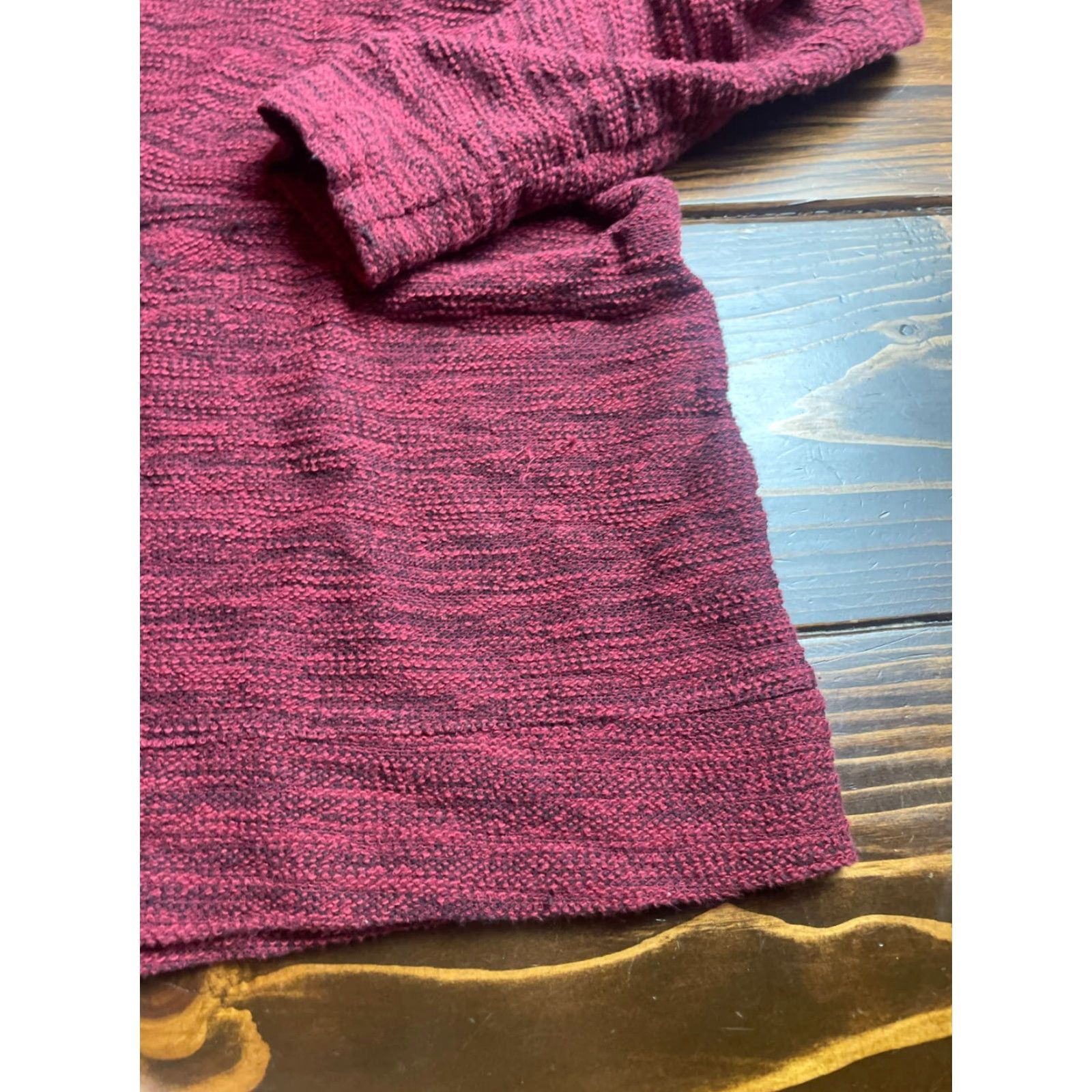 Old Navy Old Navy Sweater, Women, Size L, Burgundy, Cowl Neck, Pullover, Long Sleeve, Solid, Regular, Sweater Title Size L / US 10 / IT 46 - 3 Thumbnail