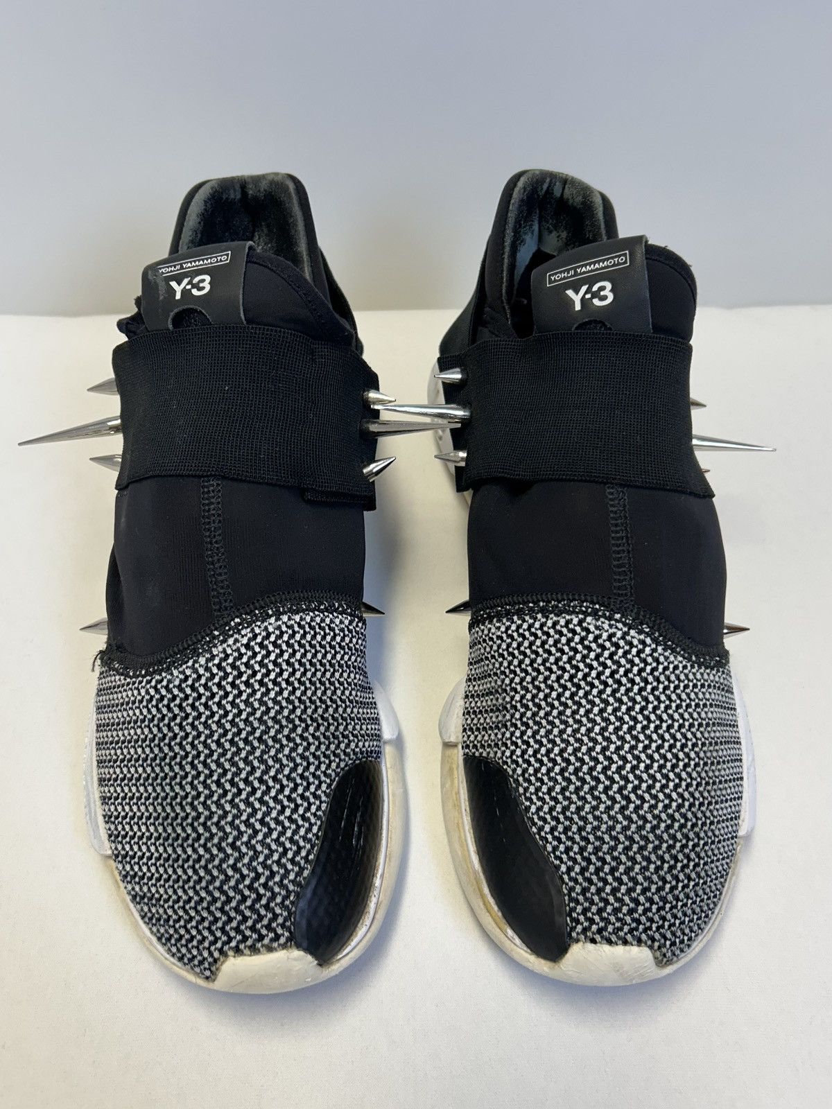 Y-3 SS2015 Qasa Low Custom Spiked Sneakers Size US 8.5 / EU 41-42 - 4 Thumbnail