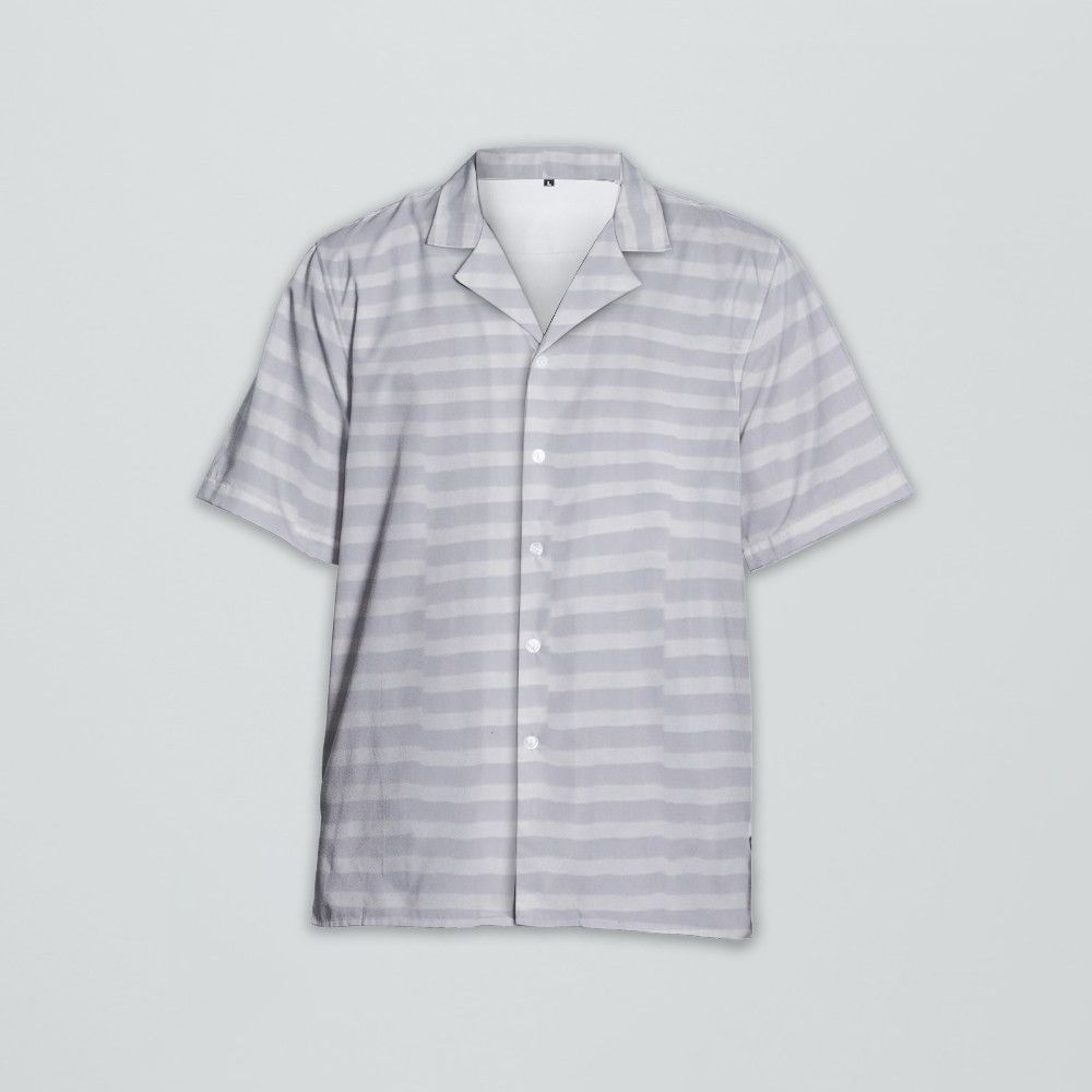 Designer Striped Short-Sleeve Shirt Size US L / EU 52-54 / 3 - 3 Thumbnail