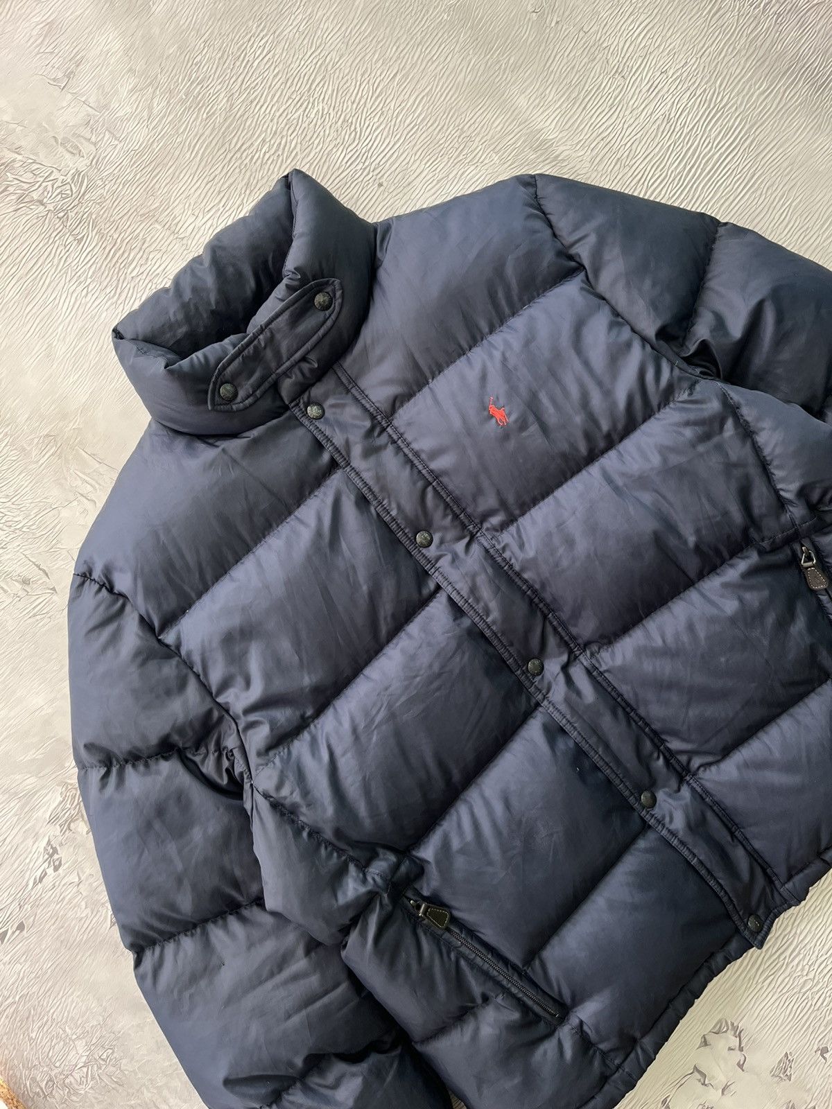 Polo Ralph Lauren Polo Ralph Lauren Puffer Jacket Vintage Streetwear Blue Size US L / EU 52-54 / 3 - 6 Thumbnail
