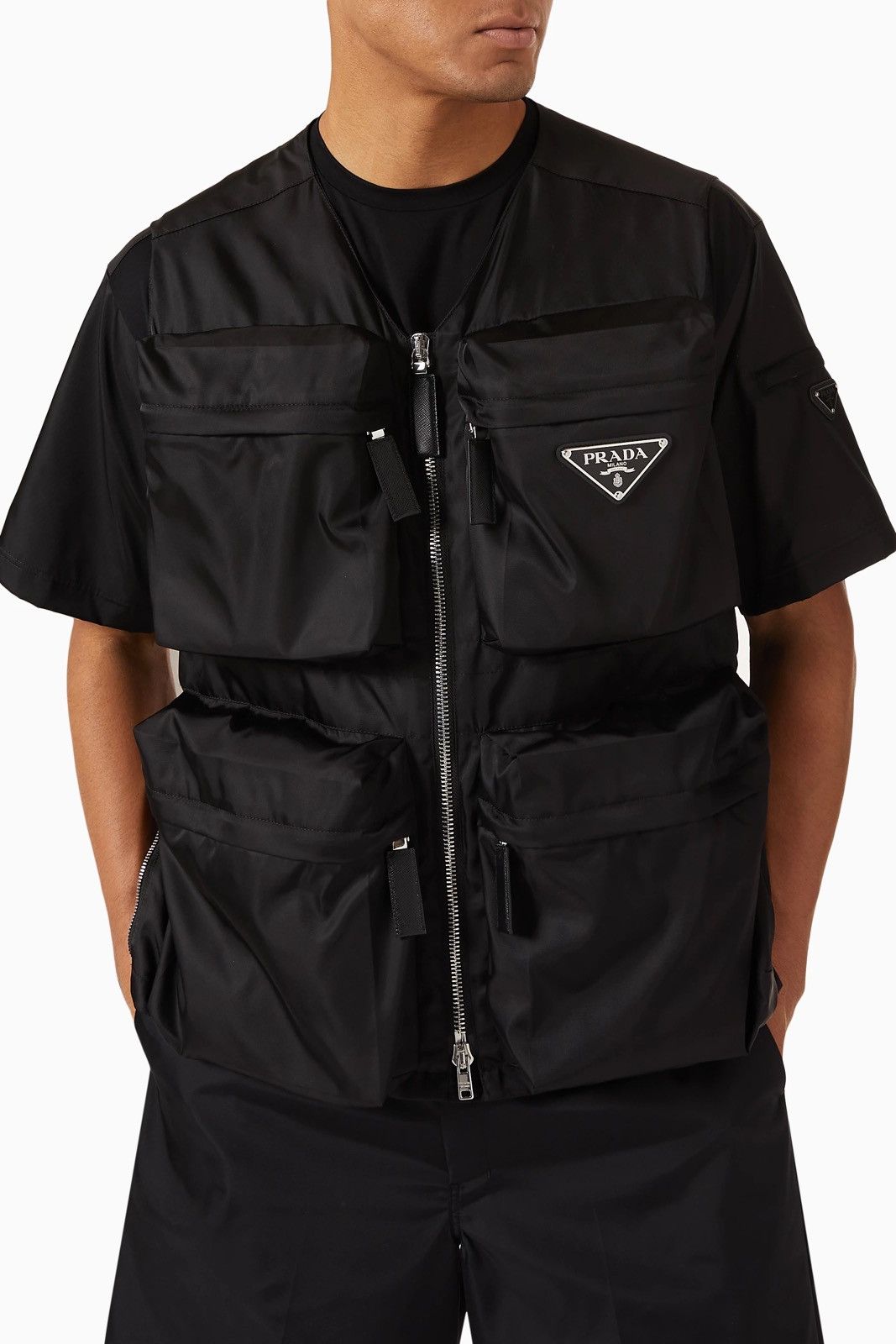 Prada Prada logo vest Size US S / EU 44-46 / 1 - 1 Thumbnail