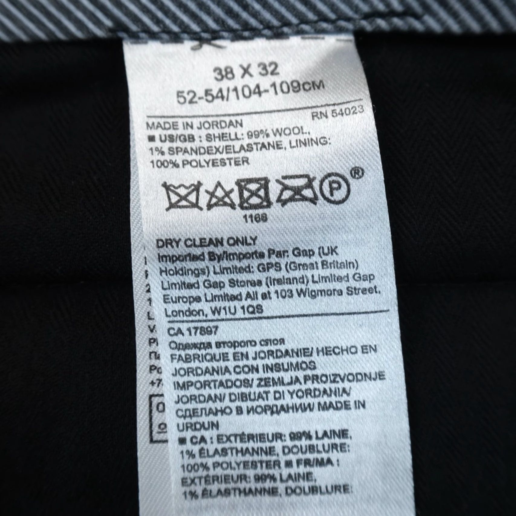 Banana Republic Pants Mens 38X32 Gray Wool Chino Dress Slacks Stretch Slim  Straight Front Business Casual