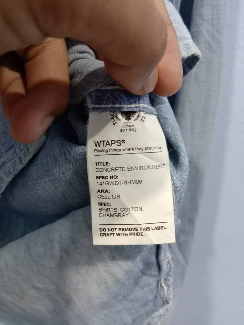 Wtaps WTAPS DENIME CHAMBRAY SHIRT MADE IN JAPAN SMALL SIZE Size US S / EU 44-46 / 1 - 6 Thumbnail