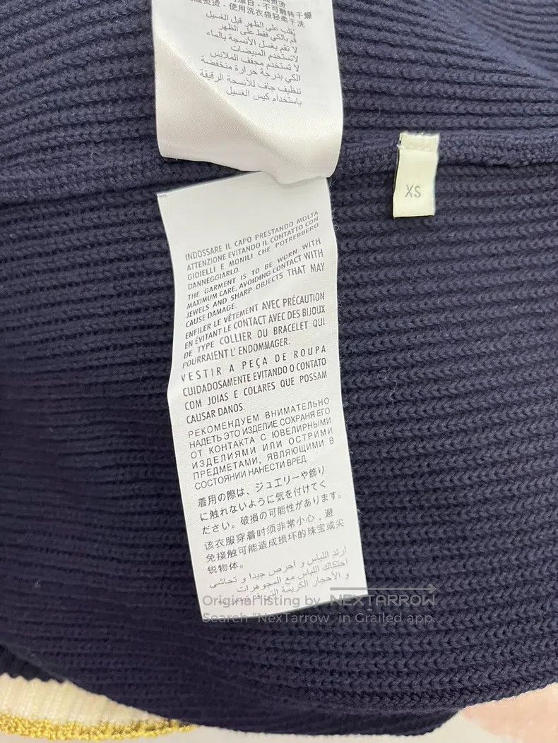 Gucci Gucci Blue and white pearl button knitted cardigan coat Size XS / US 0-2 / IT 36-38 - 9 Thumbnail