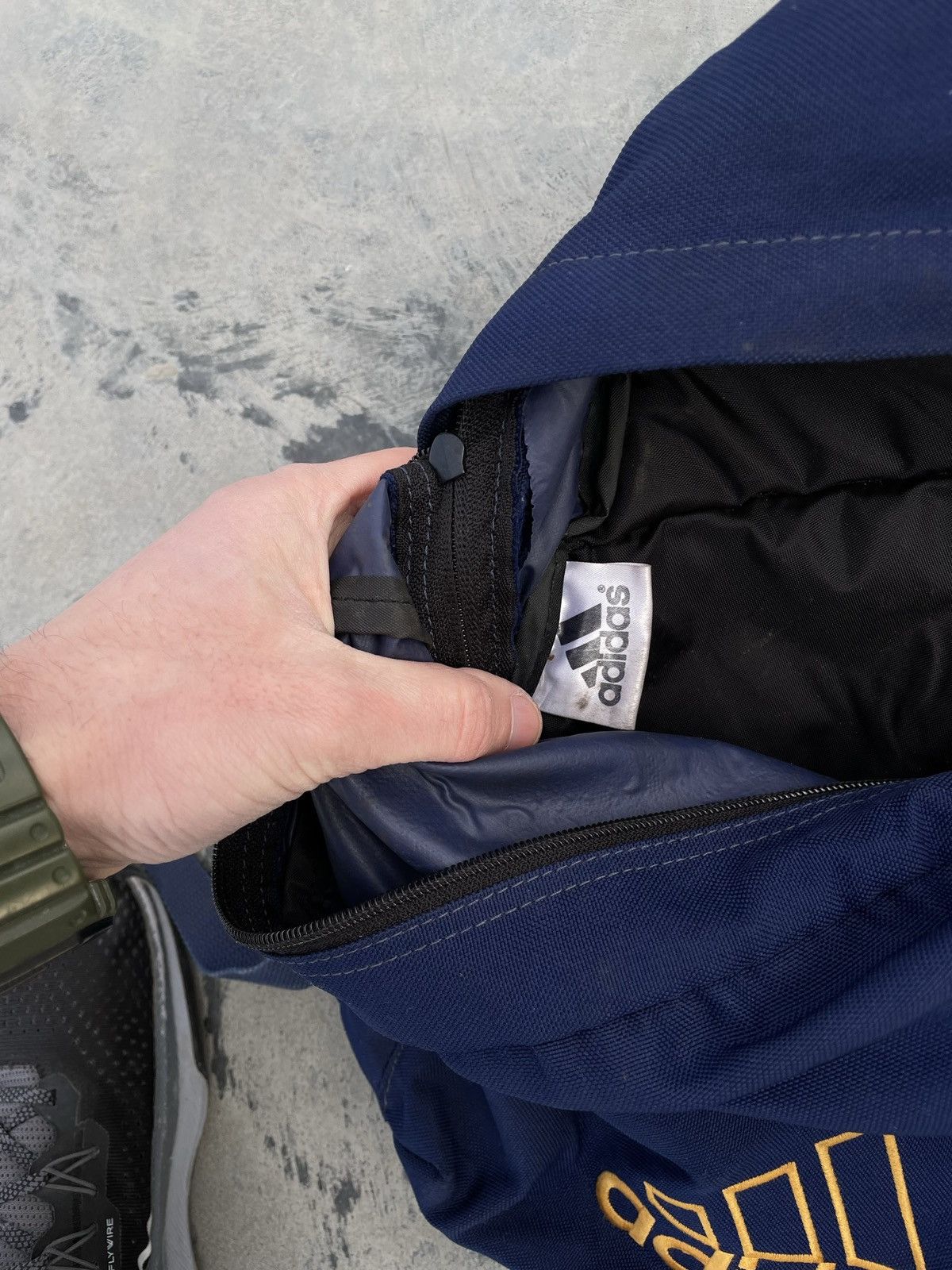Adidas × Vintage Vintage Adidas Equipment Backpack Embroidered Big Logo Y2K Size ONE SIZE - 6 Thumbnail