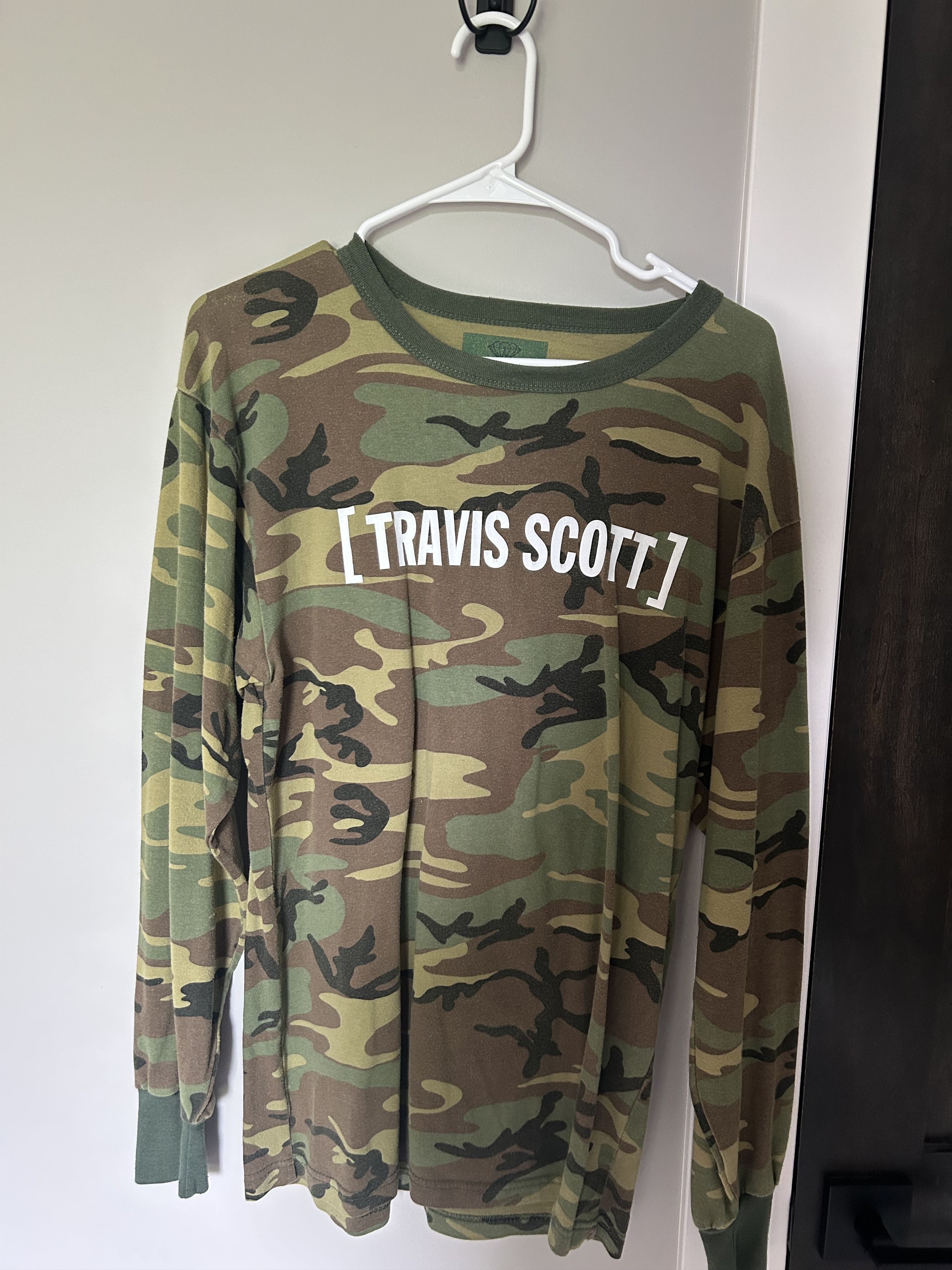 Diamond Supply Co. × Travis Scott Travis Scott Diamond Supply Co LS Camo Tee Rare OG Size US L / EU 52-54 / 3 - 1 Thumbnail