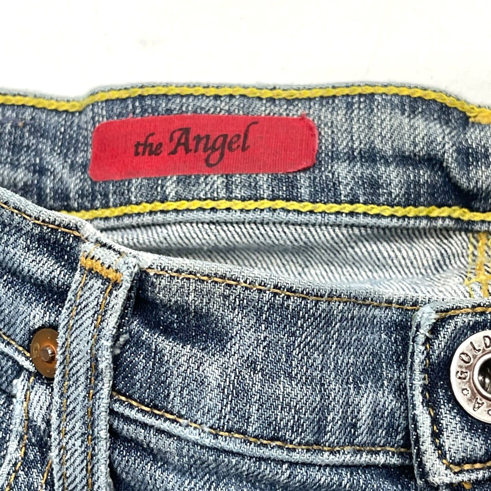 Vintage VINTAGE AG Adriano Goldschmied Jeans Women 29 Blue Denim Bootcut Flare Angel Made in USA Size 30" / US 8 / IT 44 - 4 Thumbnail