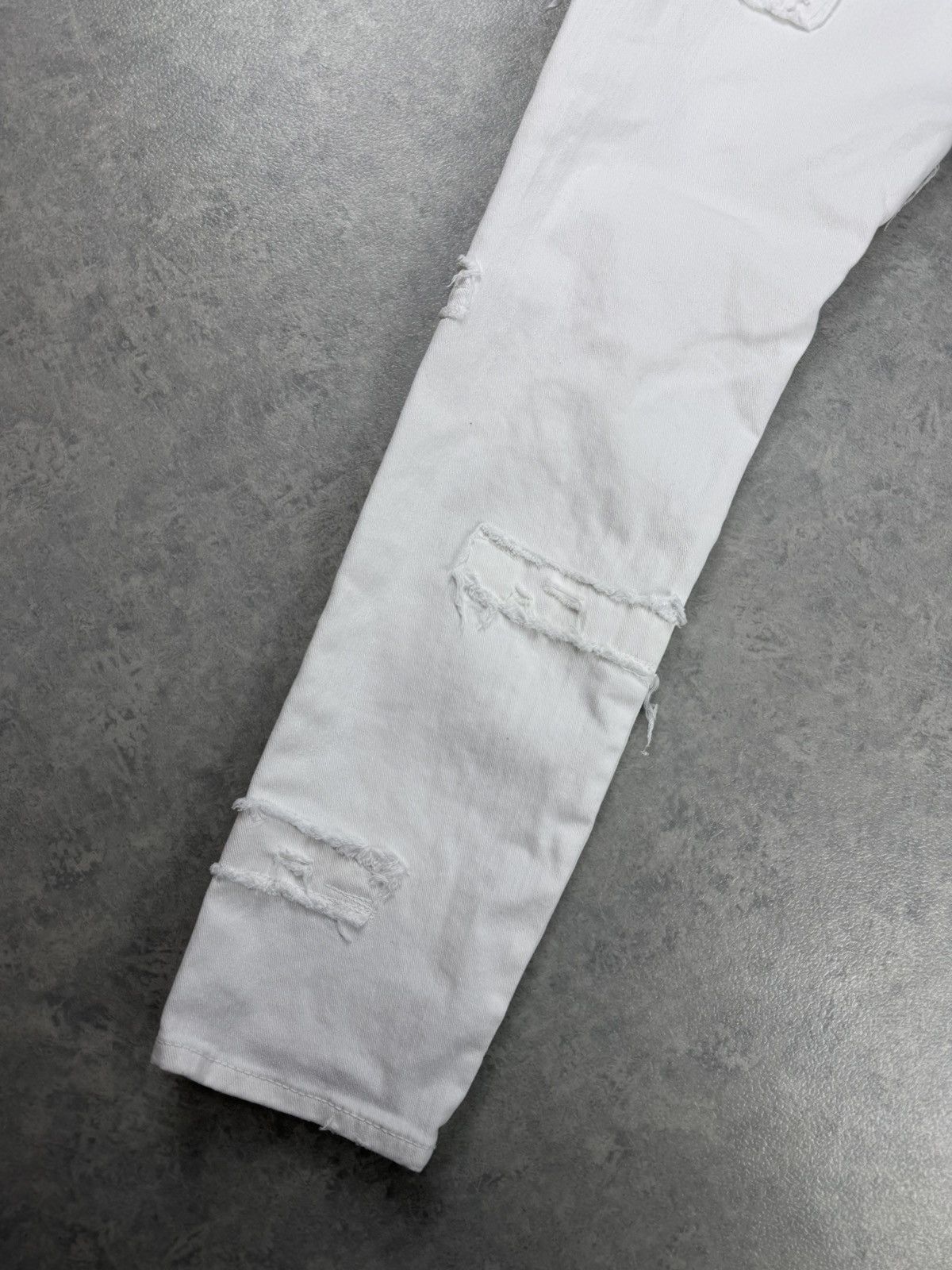 Dsquared2 Dsquared2 Skater Jeans White Distressed Patchwork Size 46 Size US 29 - 10 Thumbnail