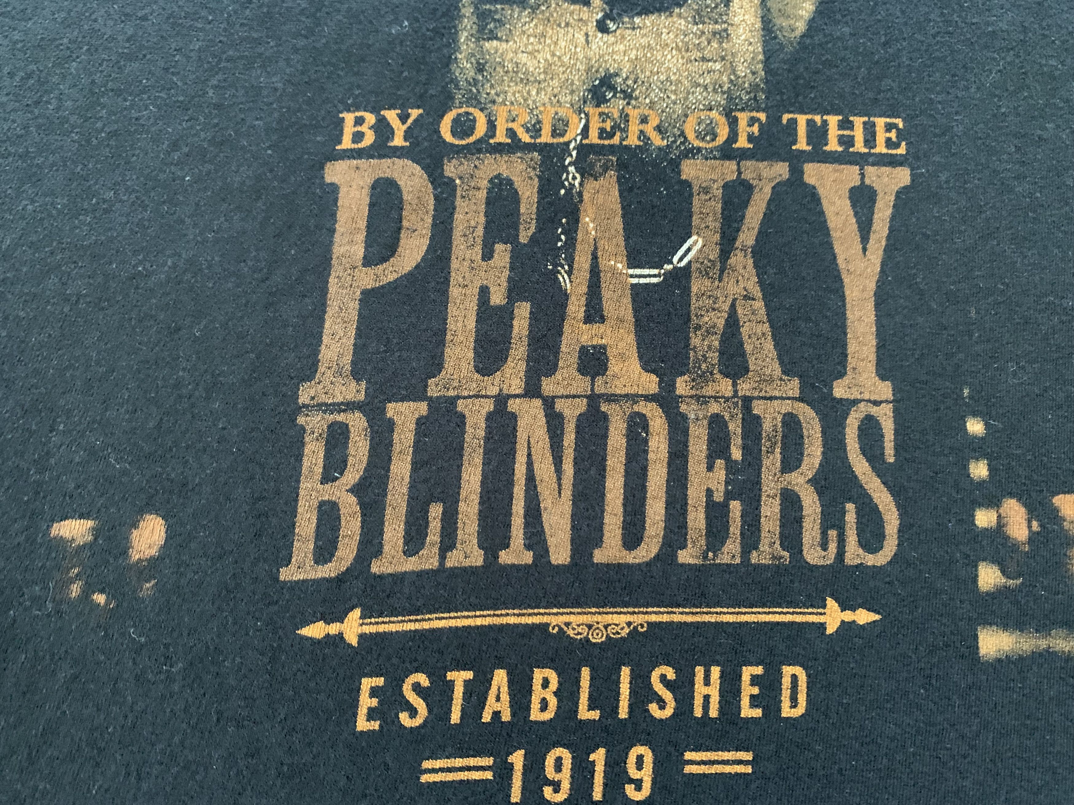 Vintage Vintage Peaky Blinders 2013 Black Printed T Shirt Size US M / EU 48-50 / 2 - 6 Thumbnail