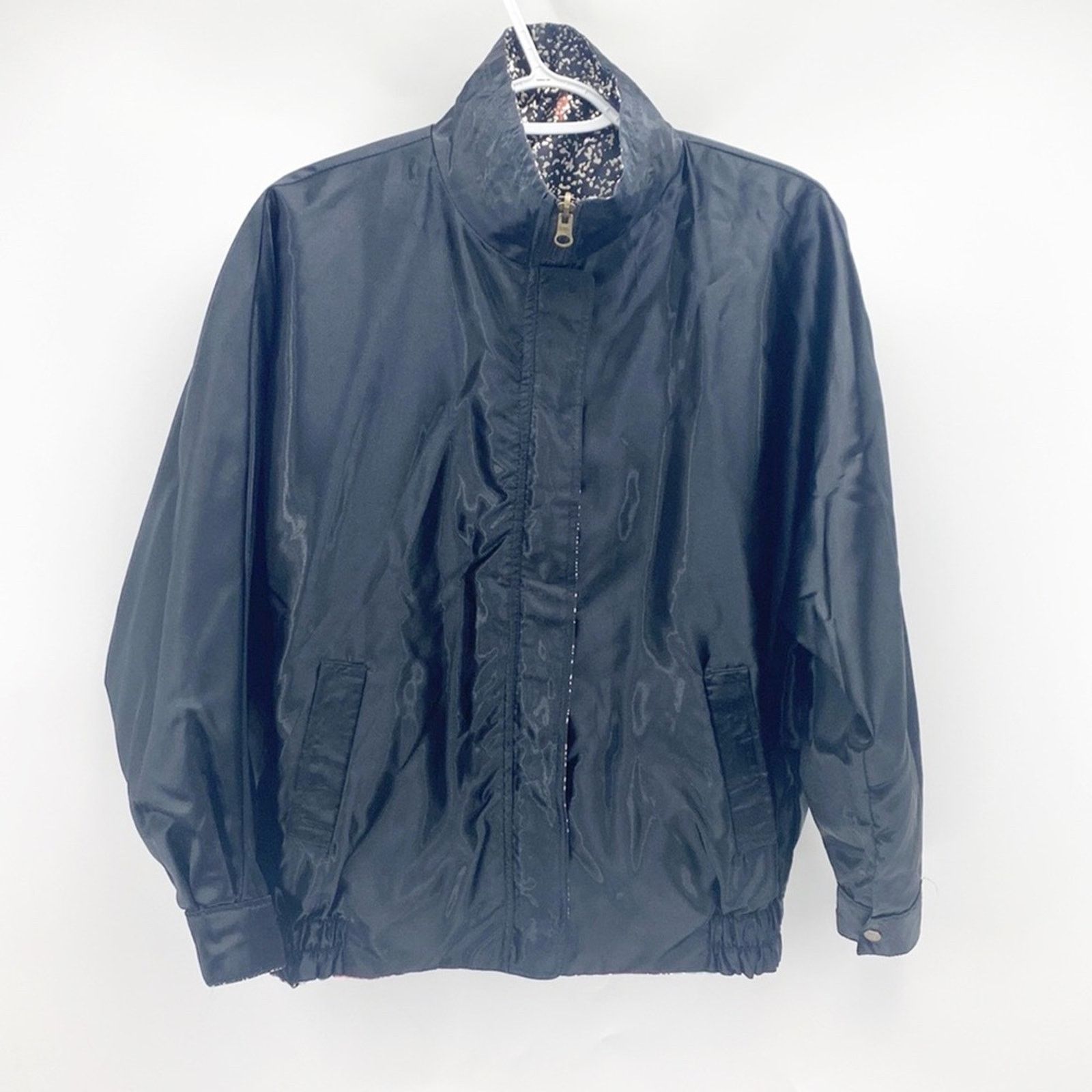 Vintage Vintage 80s 90s Silver metallic Reversible Windbreaker sz L Size L / US 10 / IT 46 - 11 Thumbnail