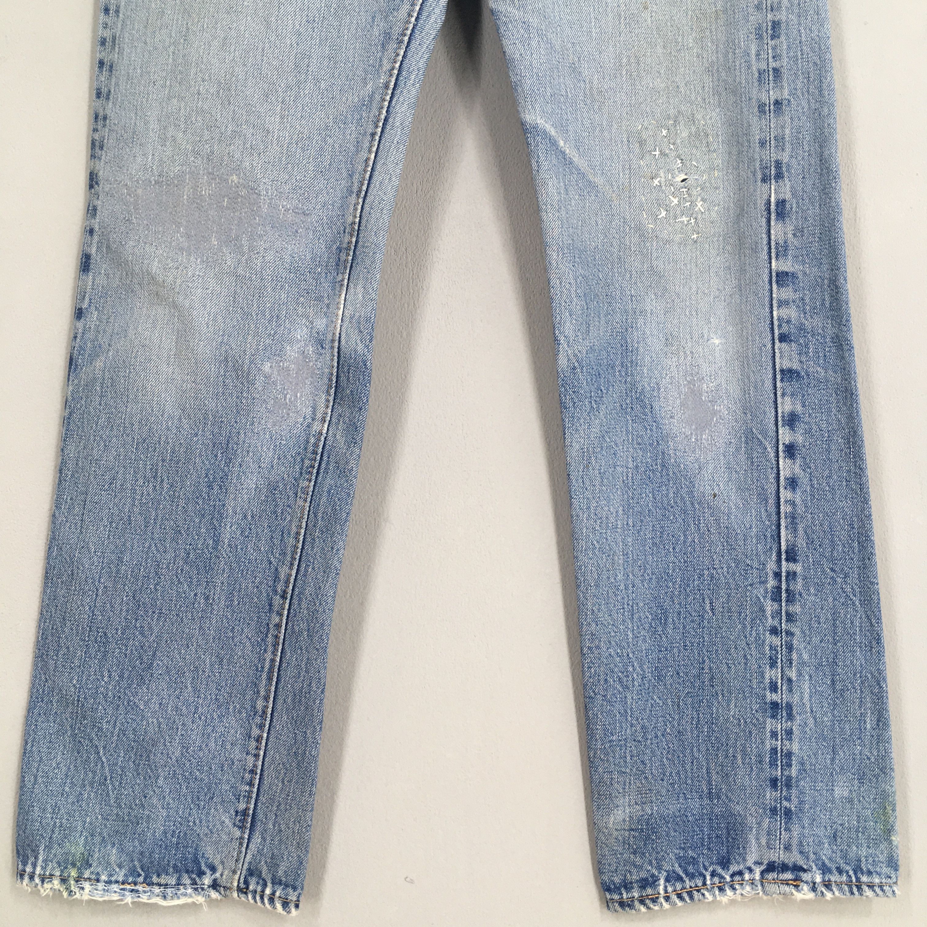 Levi's Size 27x30 Vintage 1970s Levi's 501 Selvedge Jeans S1924 Size 27" / US 4 / IT 40 - 4 Thumbnail
