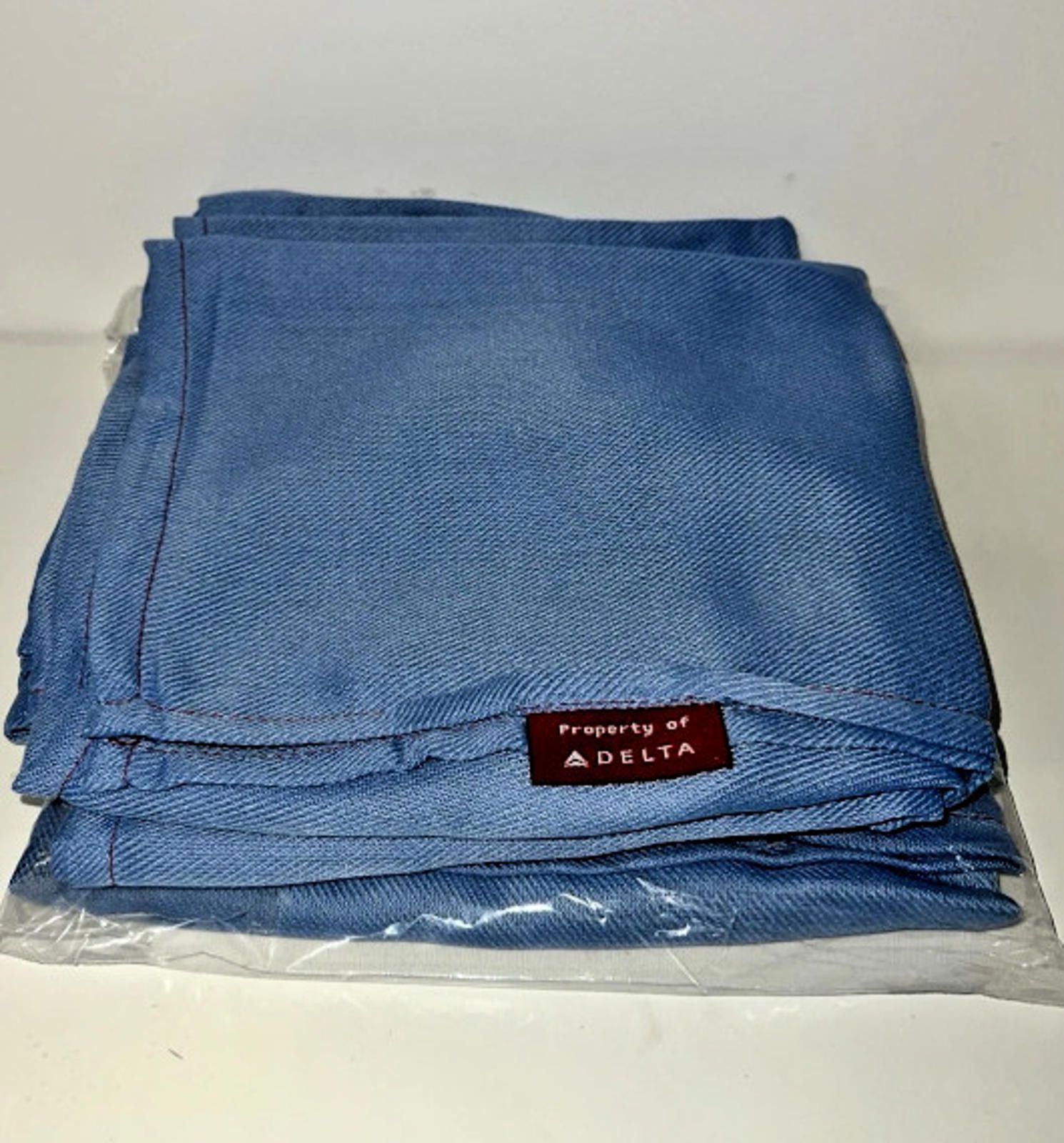 Other Delta Airlines Logo 2 Pack Blue First Class Blanket 60"x45" Size ONE SIZE - 1 Thumbnail