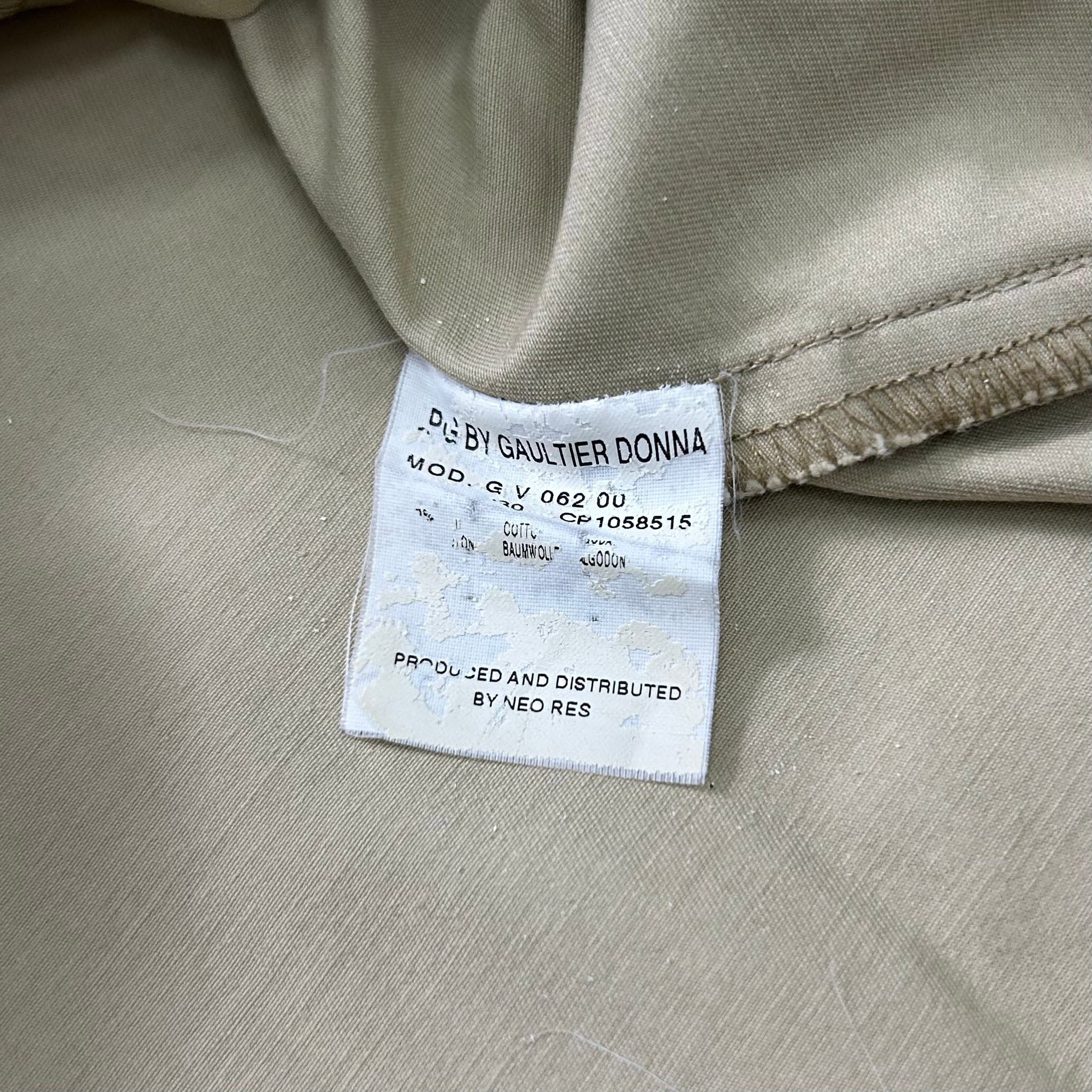 Jean Paul Gaultier Jean Paul Gaultier Long Cargo Beige Shirt Size S / US 4 / IT 40 - 8 Thumbnail