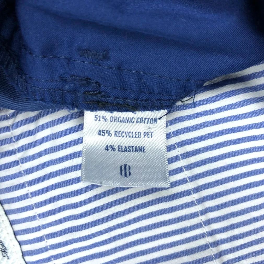Vintage Holderness & Bourne The Warner Pants Men 38x32 Navy Tailored Stretch Chino Flat Front Belt Loops Pockets Size US 38 / EU 54 - 6 Thumbnail