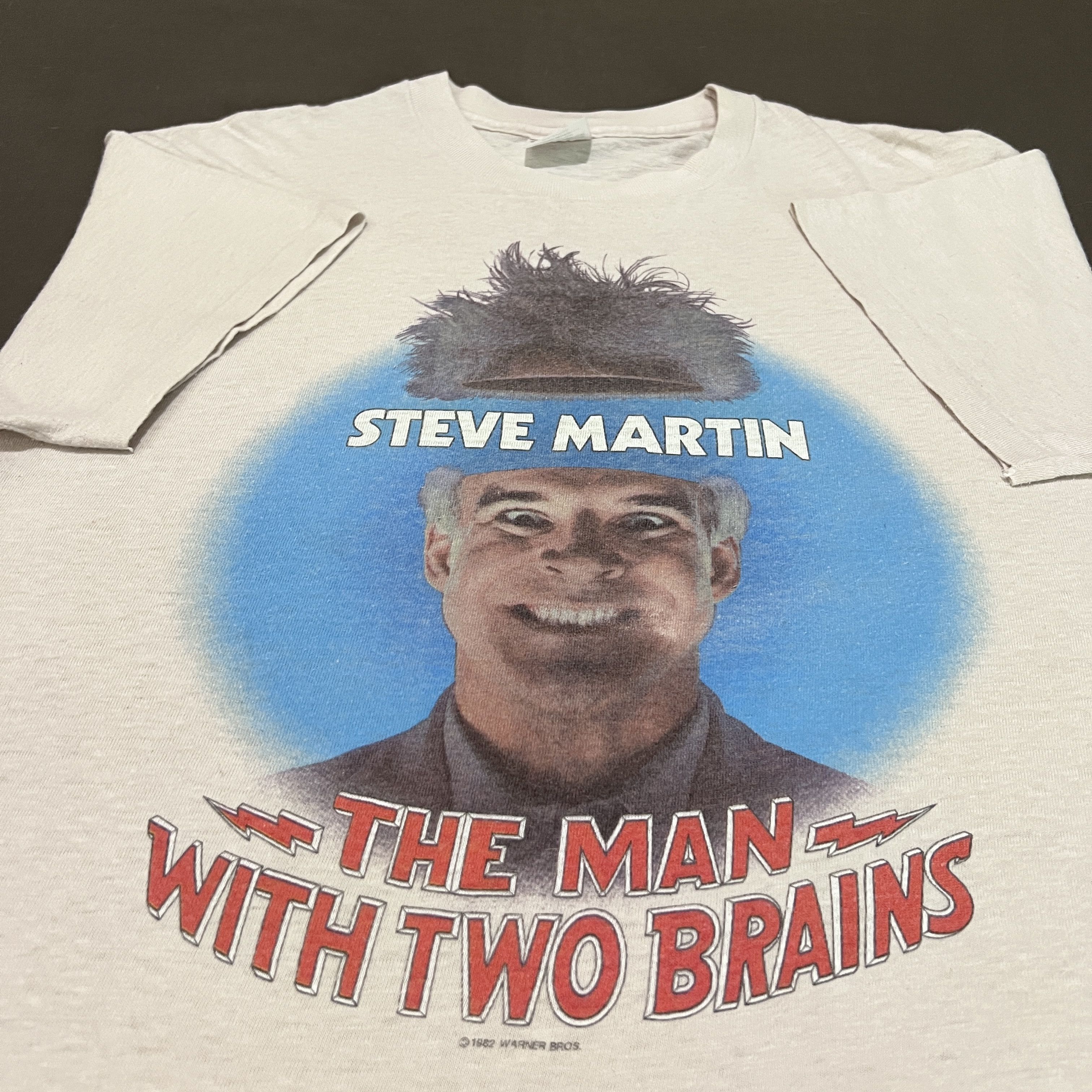 Expert Horror Vtg 80s Steve Martin The Man with Two Brains comedy Movie Size US XL / EU 56 / 4 - 4 Thumbnail