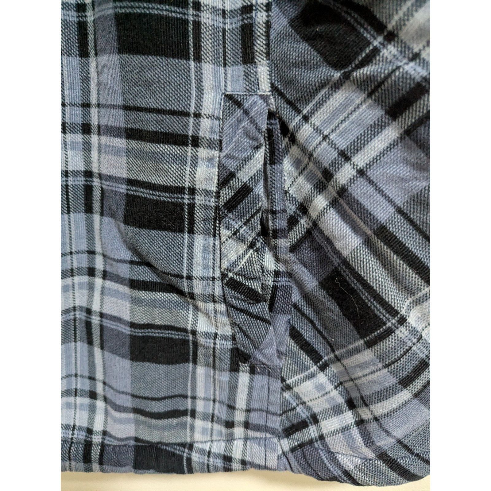 North River Outfitters North River Outfitters Sz XL Womens Full Zip Blue Plaid Sher Size XL / US 12-14 / IT 48-50 - 2 Thumbnail