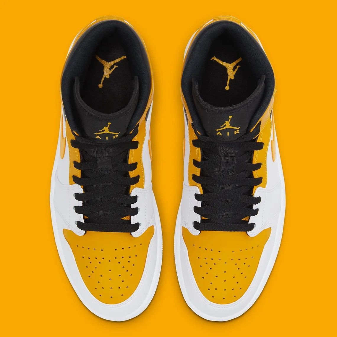 Jordan Brand Nike Air Jordan 1 Mid University Gold 554724-170 Size 10 Size US 10 / EU 43 - 2 Thumbnail